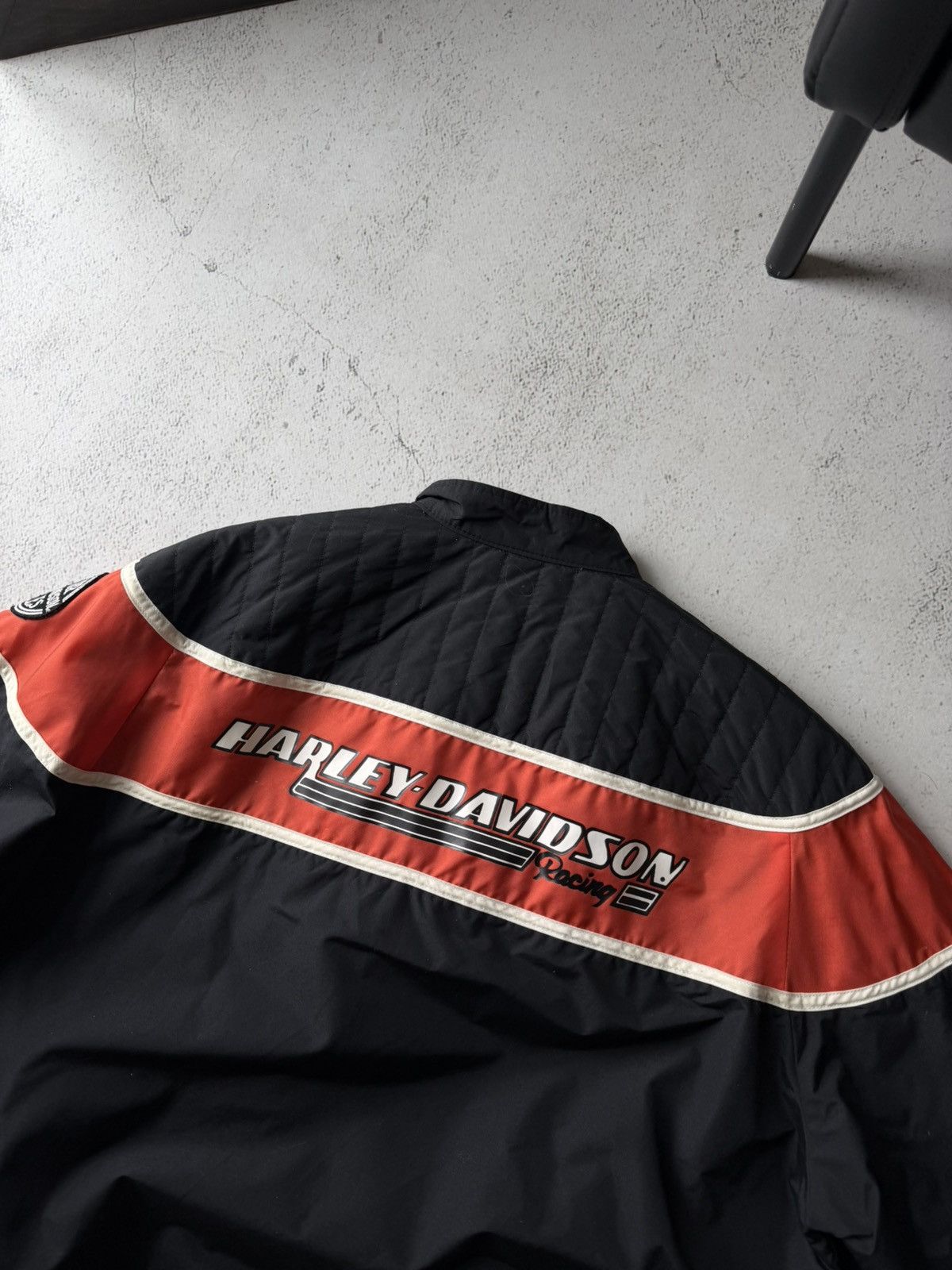 Harley Davidson Harley Davidson HD Vintage Made USA Motorcycles Logo Jacket Size US L / EU 52-54 / 3 - 14 Thumbnail