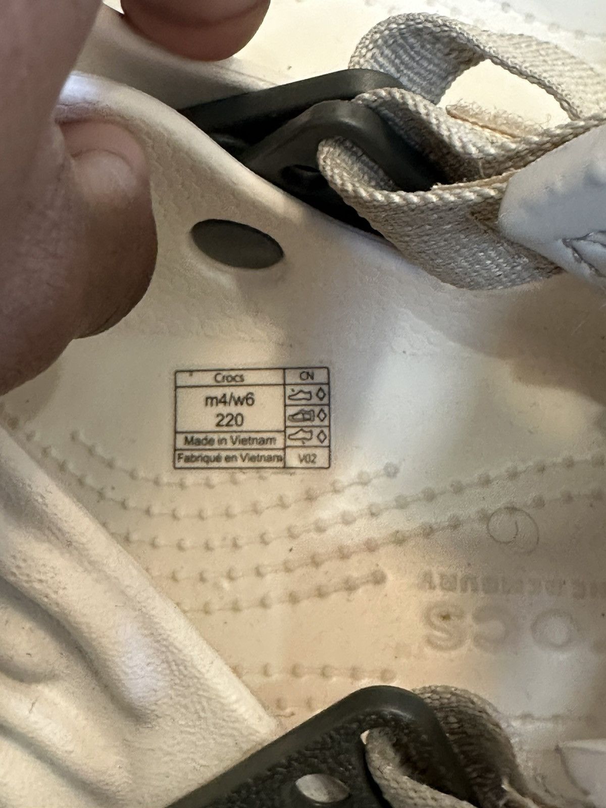 Crocs Pollex Clog by Salehe Bembury Spackle Almost White