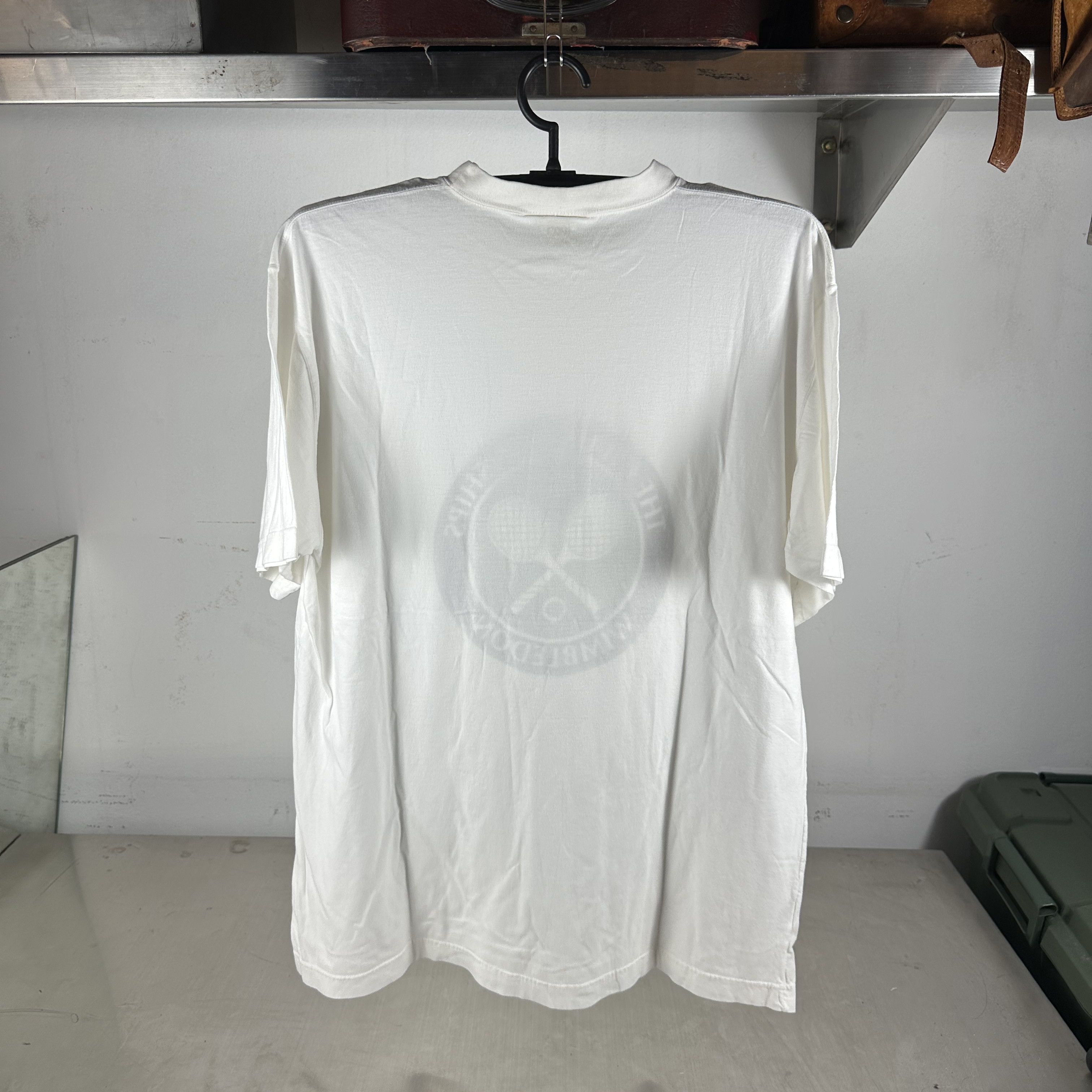 Vintage Vintage 90s Wimbledon Tennis Championship Promo T-shirt Size US L / EU 52-54 / 3 - 4 Thumbnail