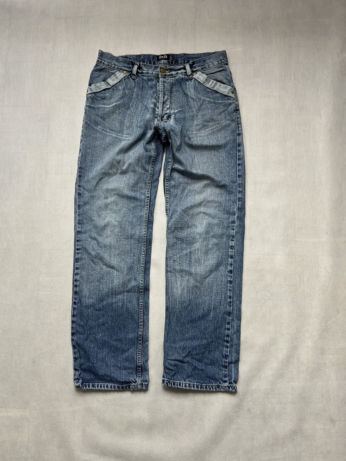 Dolce & Gabbana × Vintage Pants Dolce & Gabbana Vintage 90’s baby blue Size US 33 - 2 Thumbnail