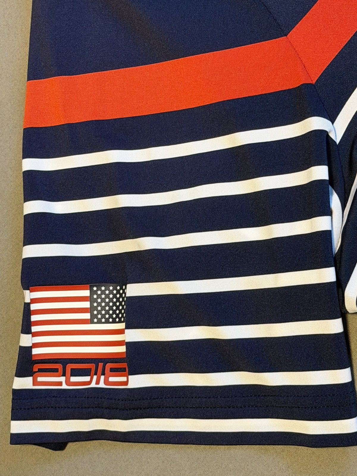 RLX Ralph Lauren RLX Ralph Lauren Golf Polo Shirt Blue USA Ryder Cup 2018 Size US XXL / EU 58 / 5 - 4 Thumbnail