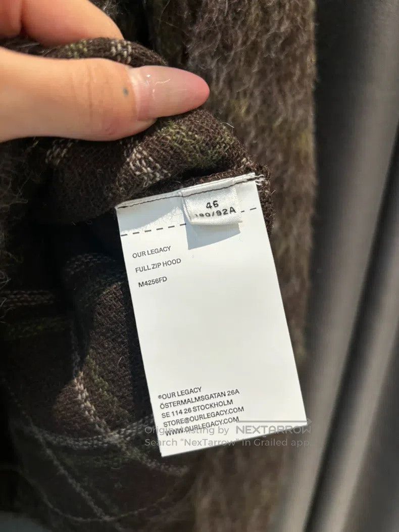 Our Legacy Our Legacy Gingham Mohair Zip Hooded Jacket Size US S / EU 44-46 / 1 - 6 Thumbnail