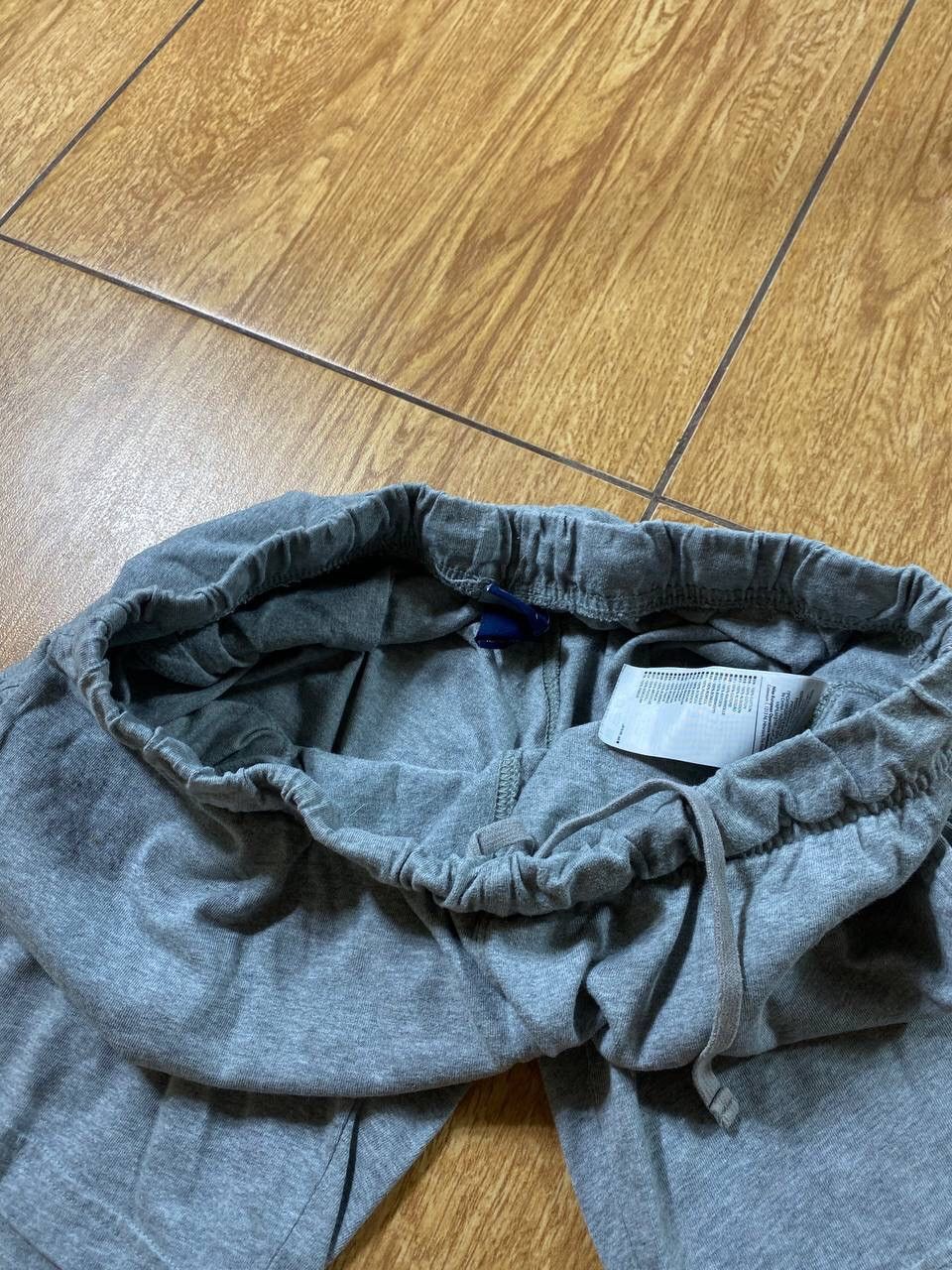 Nike × Vintage Nike Vintage Y2k Swoosh Logo Shorts Rare Streetwear Gray Size US 36 / EU 52 - 10 Thumbnail