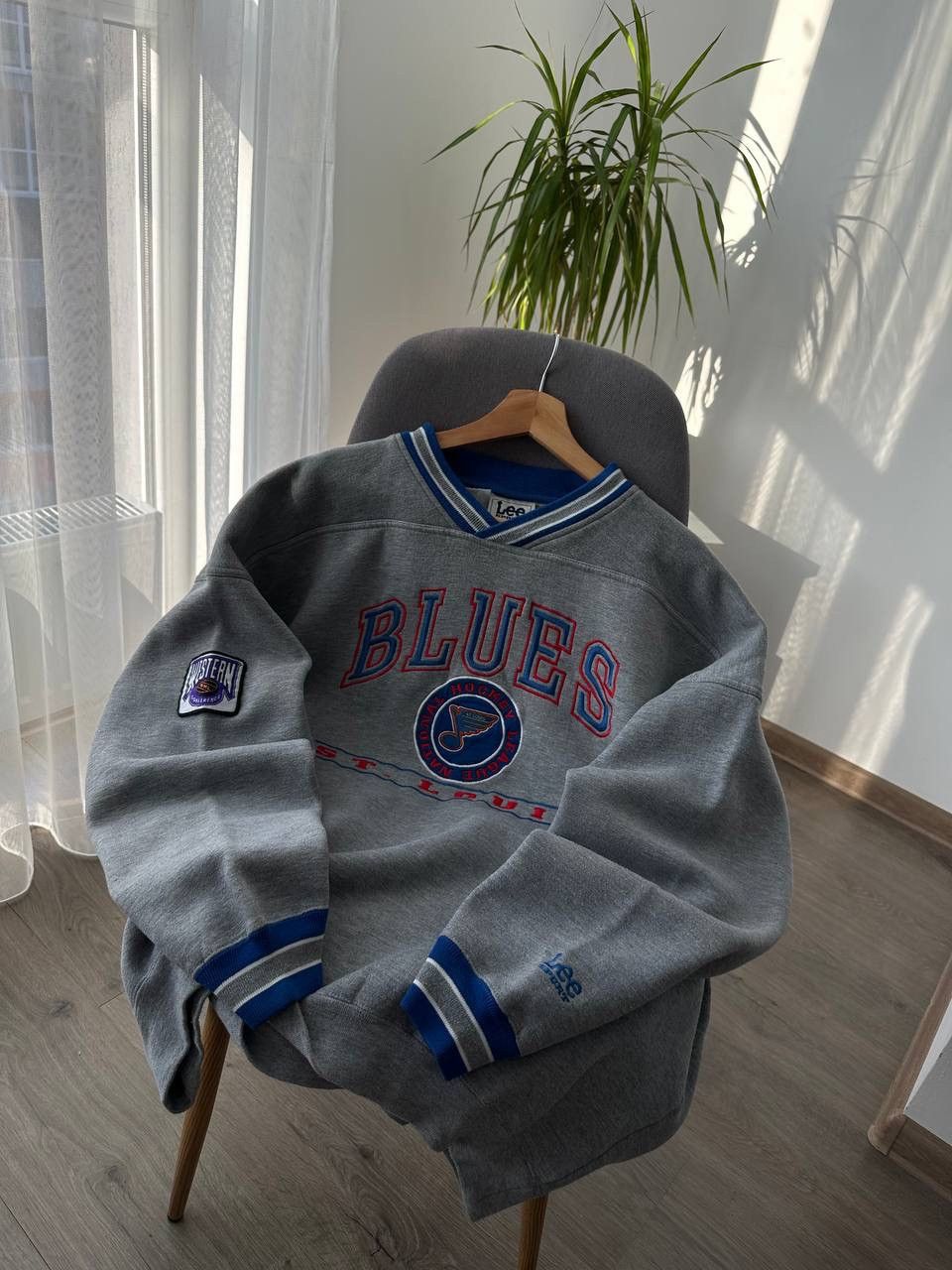Japanese Brand × Vintage Vintage Blues St.Louis Gray Lee Sports Sweatshirt Size US L / EU 52-54 / 3 - 10 Thumbnail