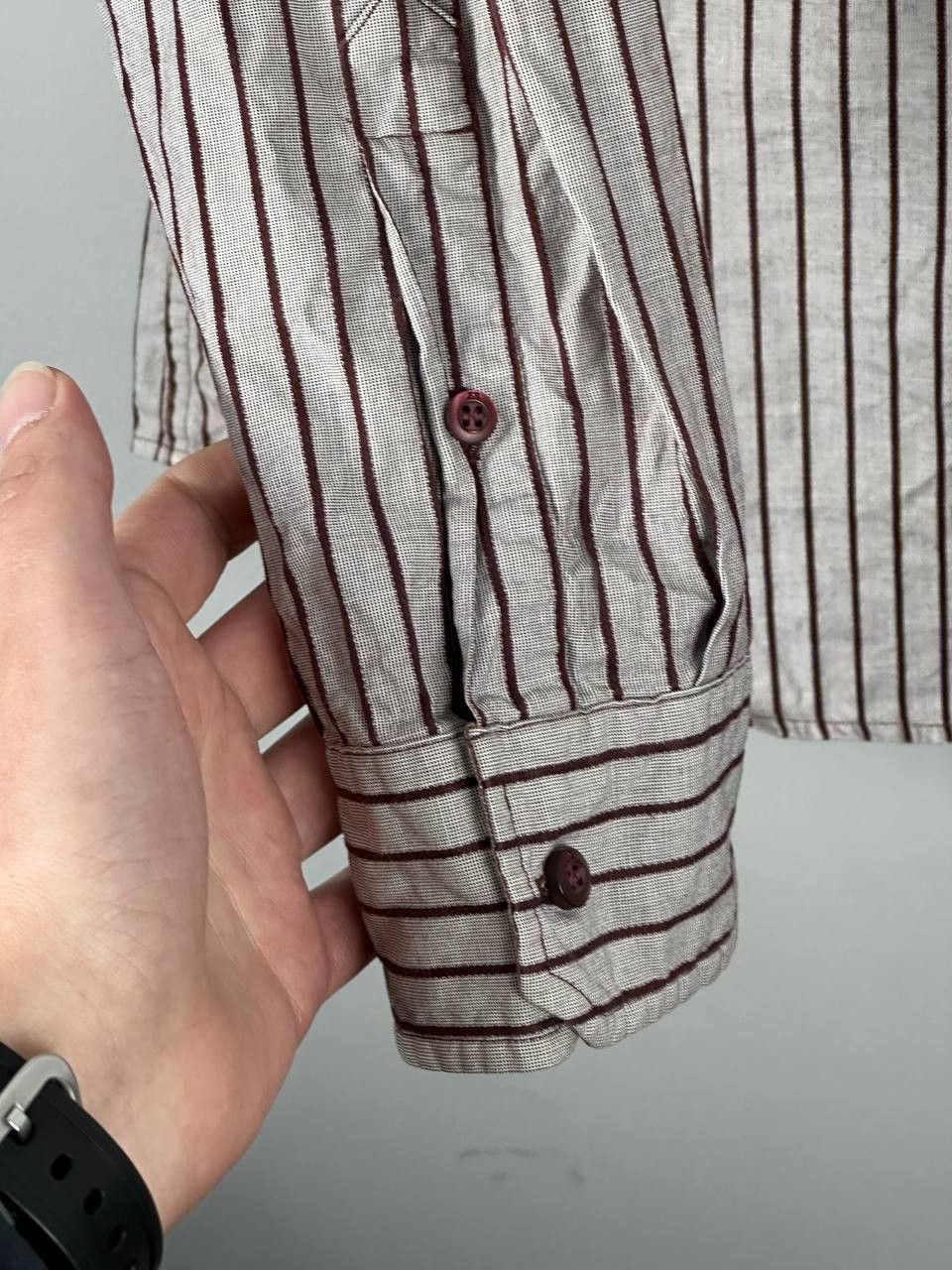 Ermenegildo Zegna Ermenegildo Zegna Sport Vintage Striped Shirt Size US XL / EU 56 / 4 - 9 Thumbnail