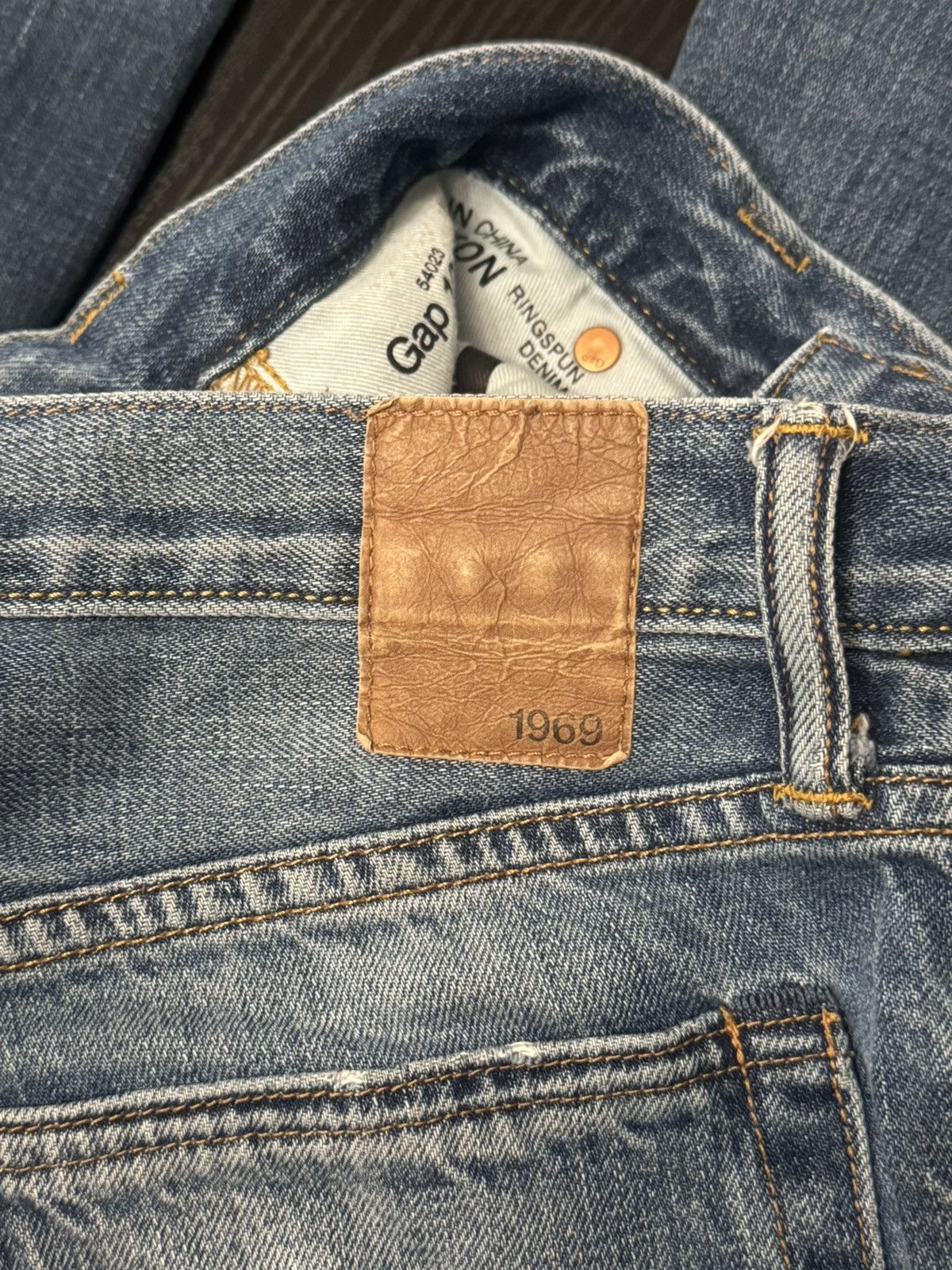 Gap Custom Vintage Gap Blue Flared Denim Jeans Size US 30 / EU 46 - 9 Thumbnail