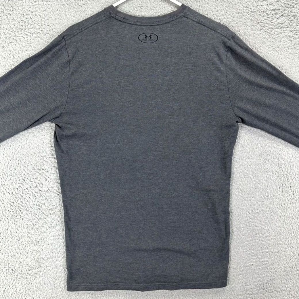 Under Armour Under Armour Shirt Mens Small Gray HeatGear Pay Your Dues The Rock Project Tee Long Sleeve Crew Neck Size US S / EU 44-46 / 1 - 2 Thumbnail
