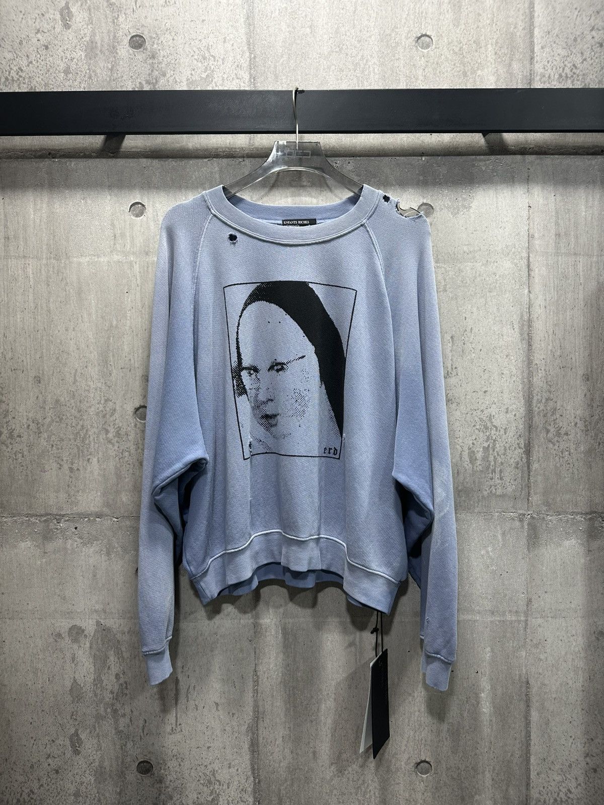 Enfants Riches Deprimes ERD Singing Nun Distressed Sweater Size US M / EU 48-50 / 2 - 1 Thumbnail
