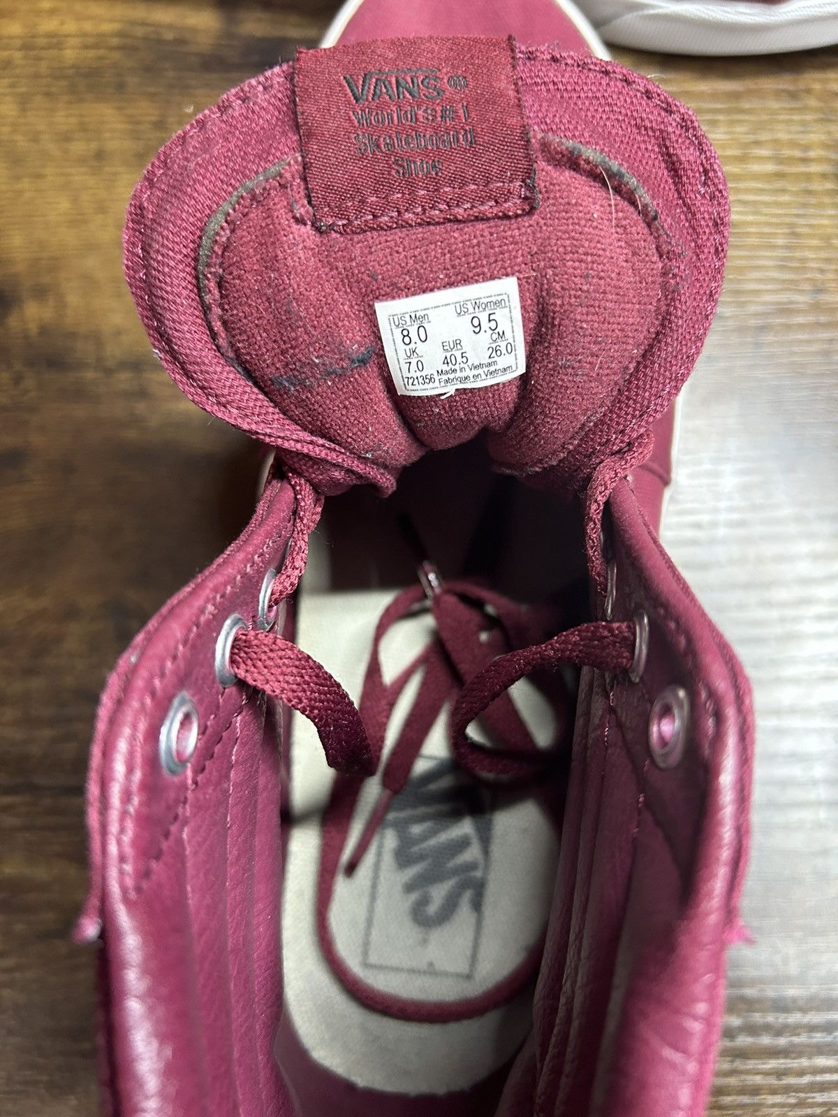 Vans Vans Sk-8 Hi ‘Dry Rose’ Size US 8 / EU 41 - 6 Thumbnail