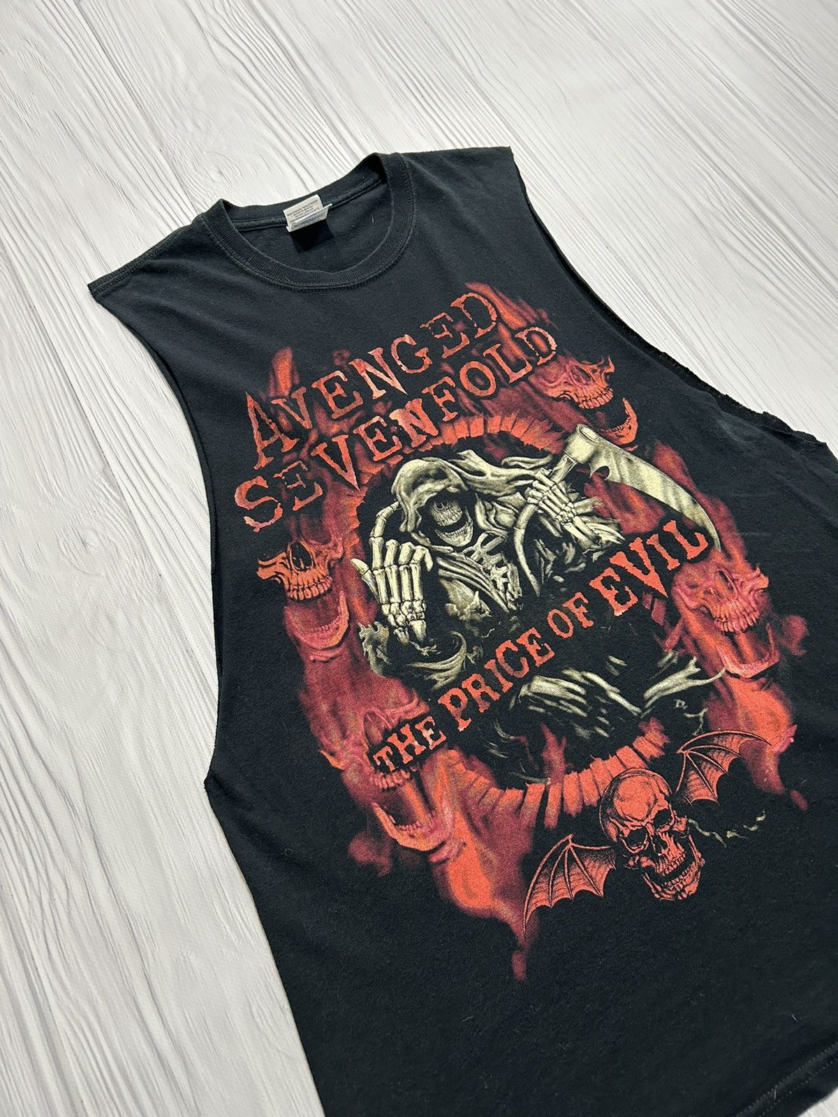 Band Tees Vintage Y2K Avenged Sevenfold Metal Band Thrash Tour Tee Size US M / EU 48-50 / 2 - 4 Thumbnail