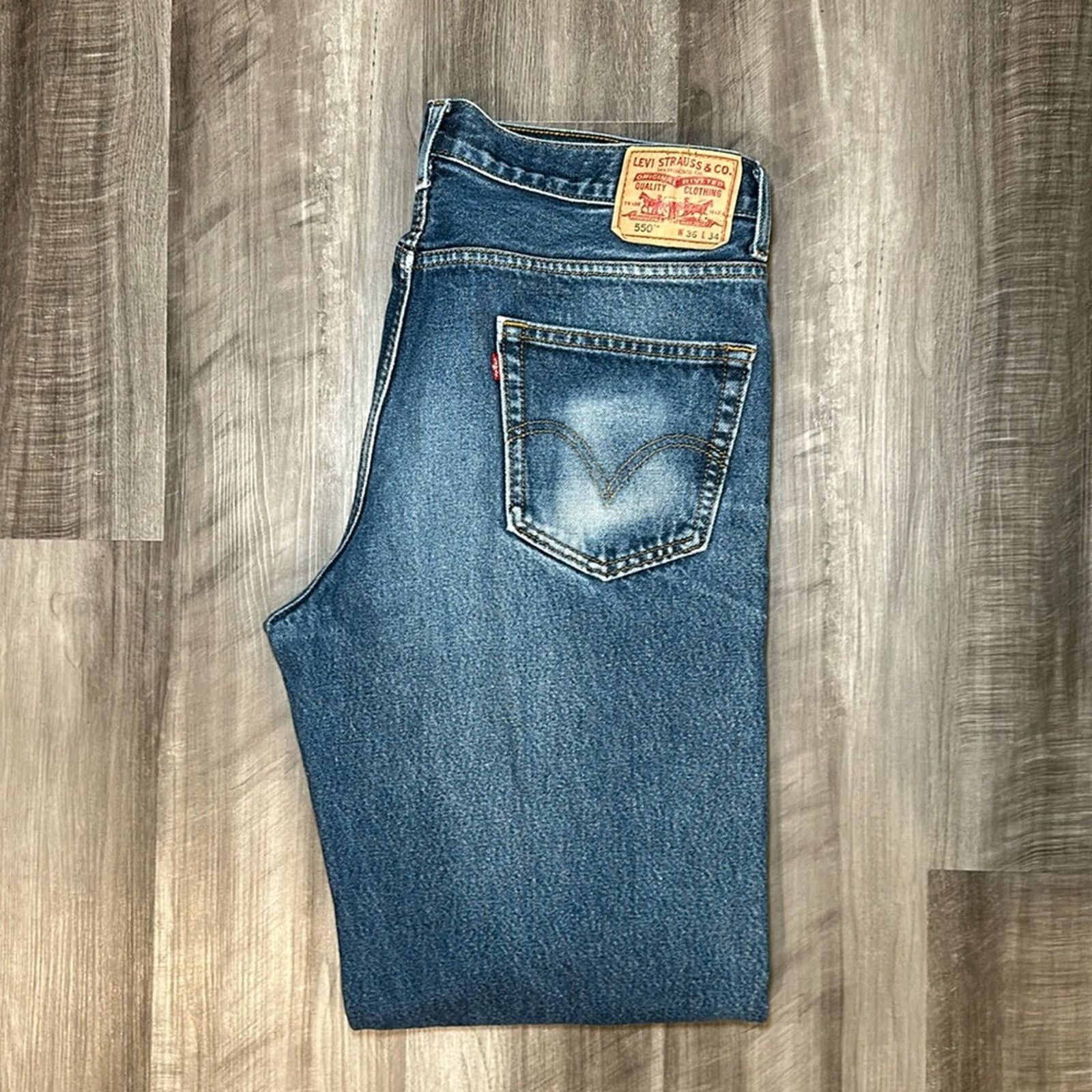 Levi's Levi’s 550 Relaxed Fit Jeans - 36x34 Size US 36 / EU 52 - 1 Thumbnail