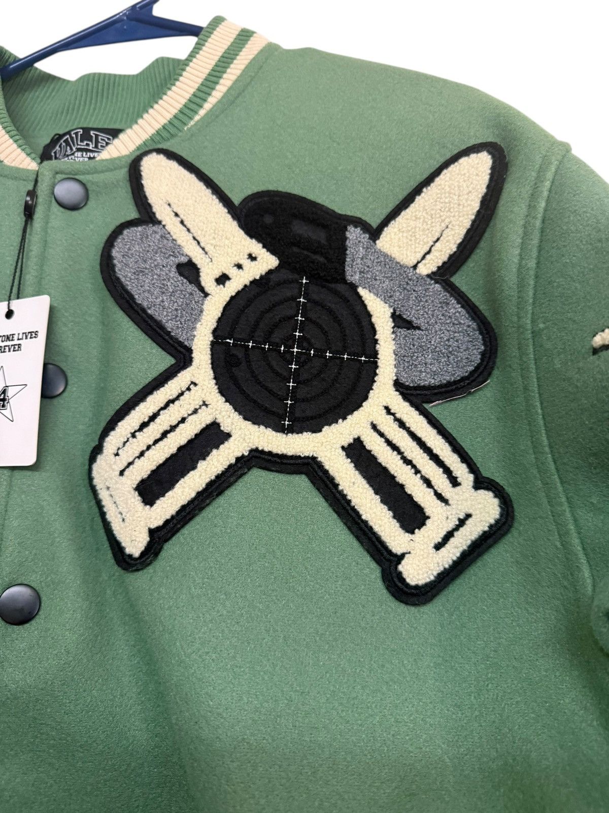 Vale Vale forever State Small ( Fits Like Medium ) Varsity Jacket Size US S / EU 44-46 / 1 - 6 Thumbnail
