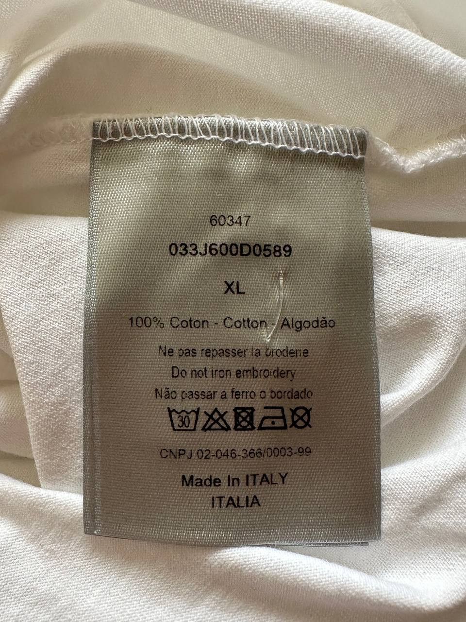 Dior × Stussy Dior x Stussy White T-Shirt Size US XL / EU 56 / 4 - 3 Thumbnail