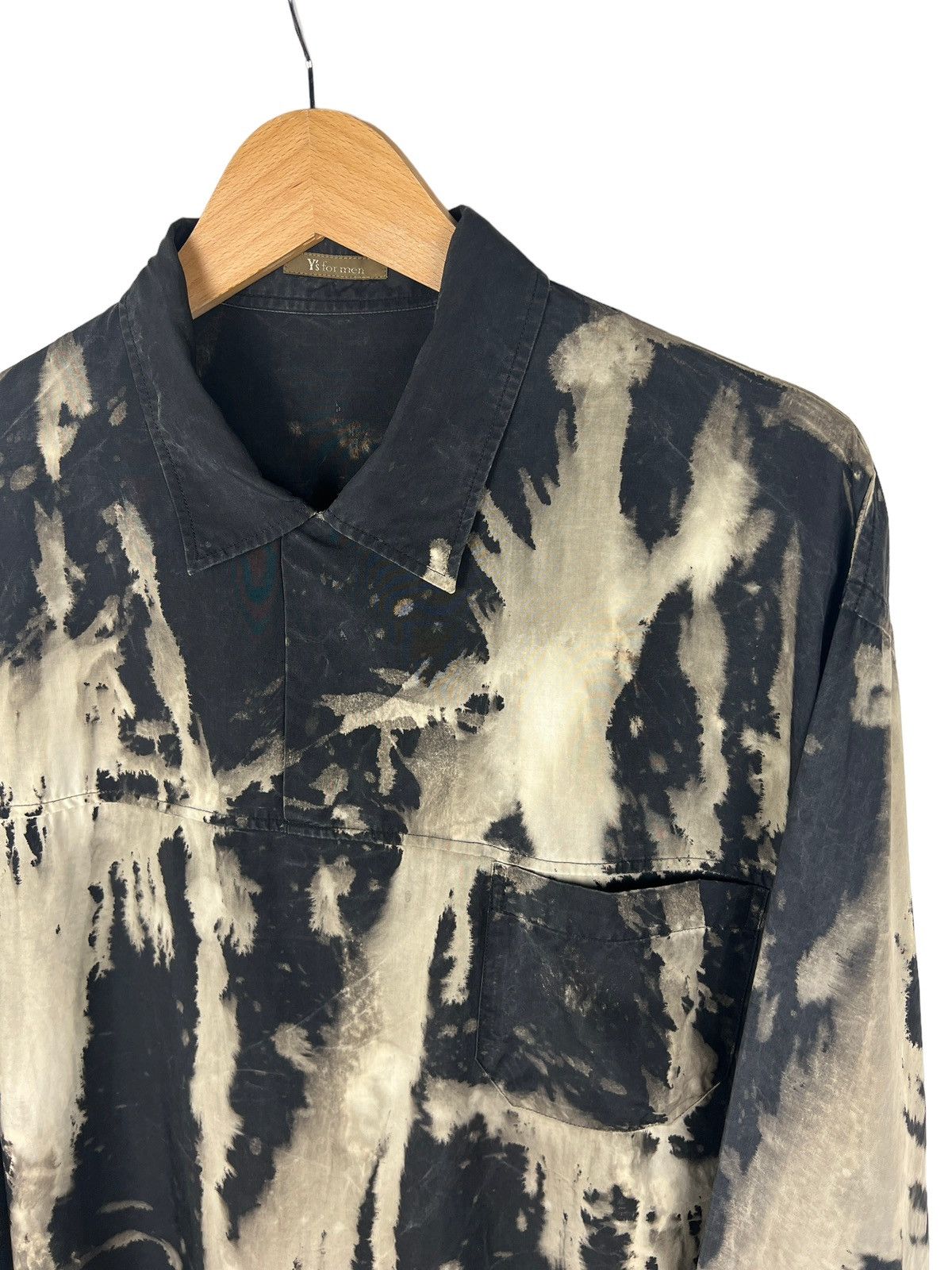 Y's for Men Vintage 1990 Y’s For Men Rayon Pullover Shirt Size US XL / EU 56 / 4 - 5 Thumbnail