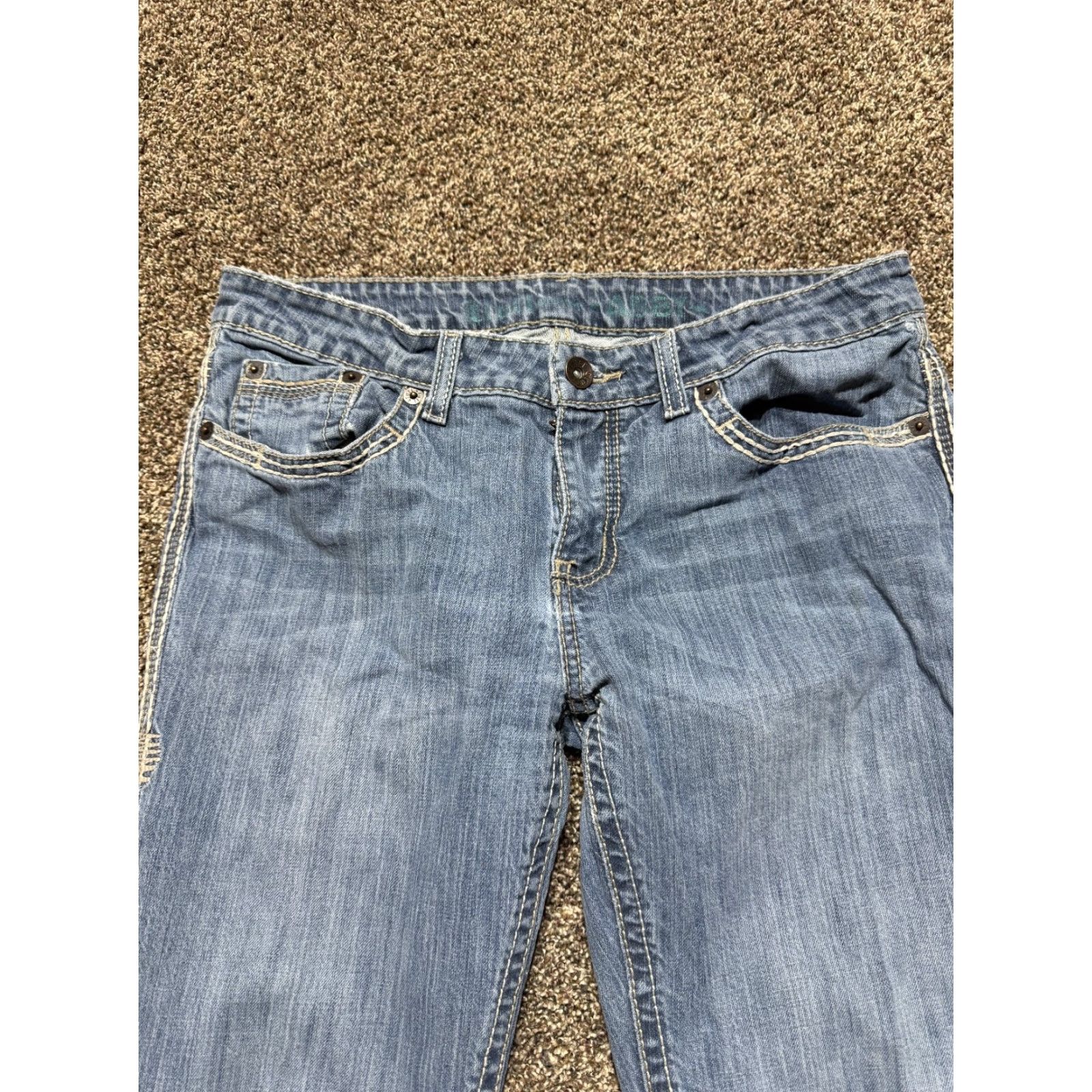 Vintage Cruel Girl Abby Jeans Size 11 34 in Regular 5-Pocket Design Blue Denim Bootcut Women's Jeans Size 24" / US 00 / IT 34 - 3 Thumbnail