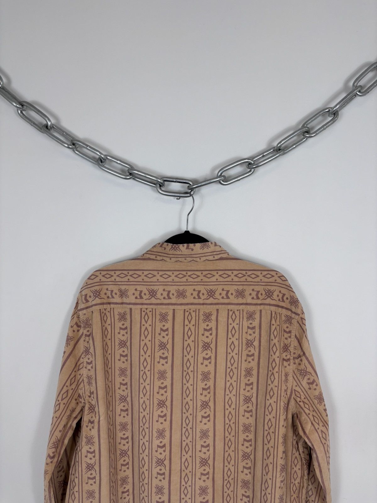 Mambo Mambo Smart Arts Men’s Corduroy Button Up Long Sleeve Shirt Size US XXL / EU 58 / 5 - 15 Thumbnail