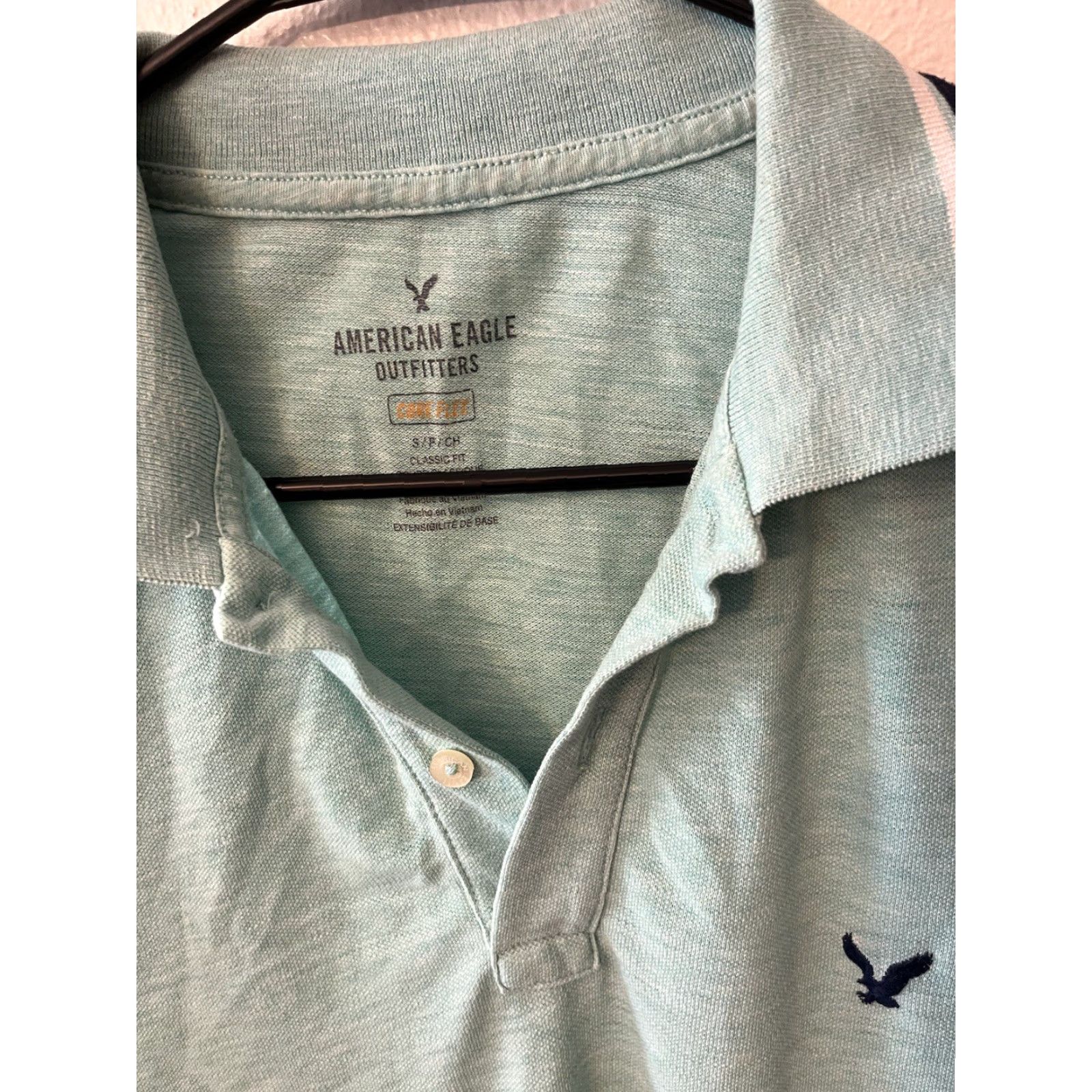 American Eagle Outfitters VINTAGE American Eagle Outfitters Men’s Polo Shirt Short Sleeve Blue Size Small Golf Activewear 90s Size US S / EU 44-46 / 1 - 3 Thumbnail