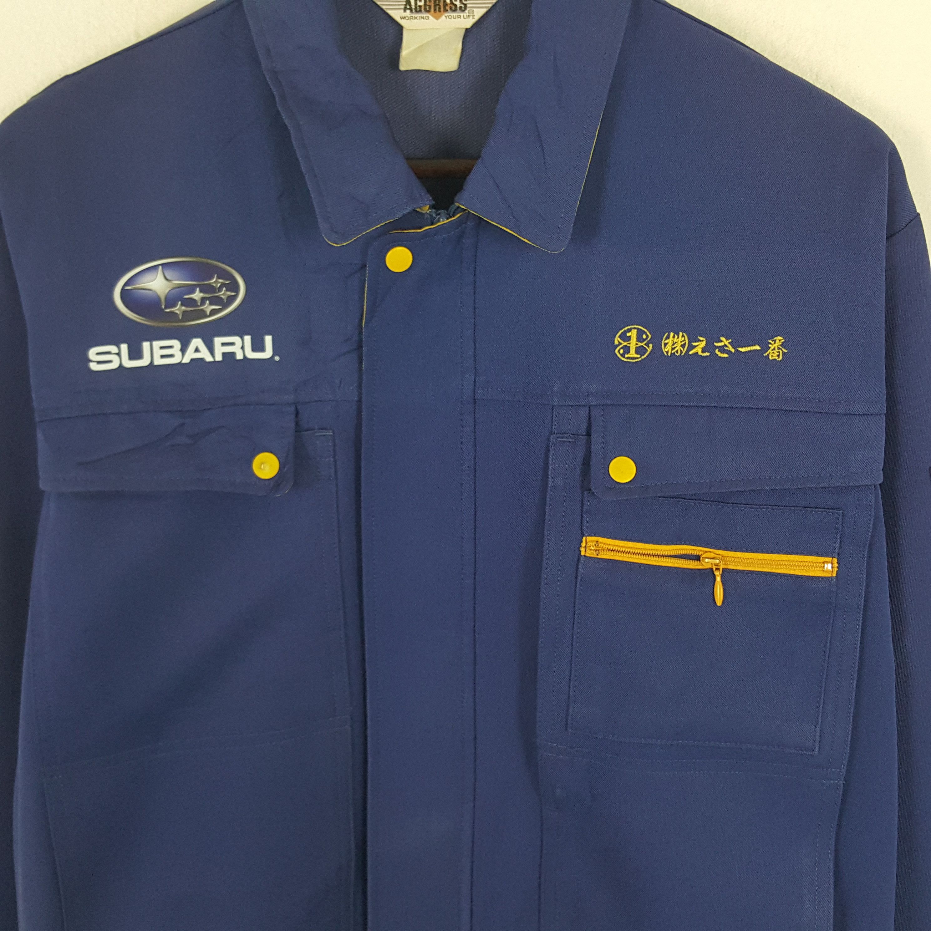 Japanese Brand × Vintage Vintage Subaru Racing Custom Art Logo Worker Japan Jacket Size US M / EU 48-50 / 2 - 4 Thumbnail