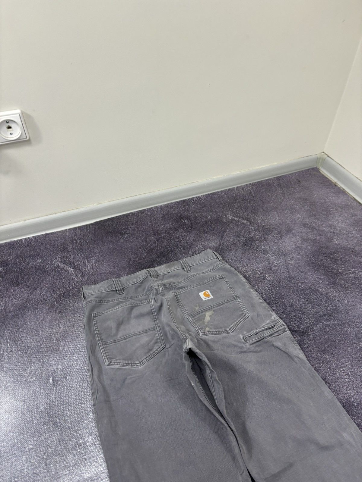 Carhartt Vintage Carhartt American Gray Y2K Work Hype Pants Jeans Size US 34 / EU 50 - 5 Thumbnail