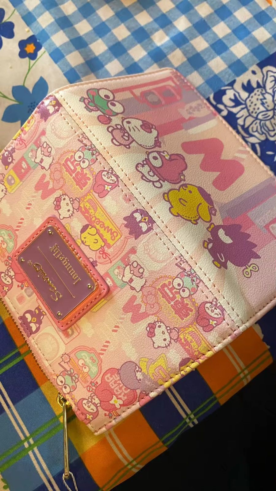 Japanese Brand × Vintage Sanrio Hello Kitty Purse Pink Wallet Size ONE SIZE - 2 Thumbnail