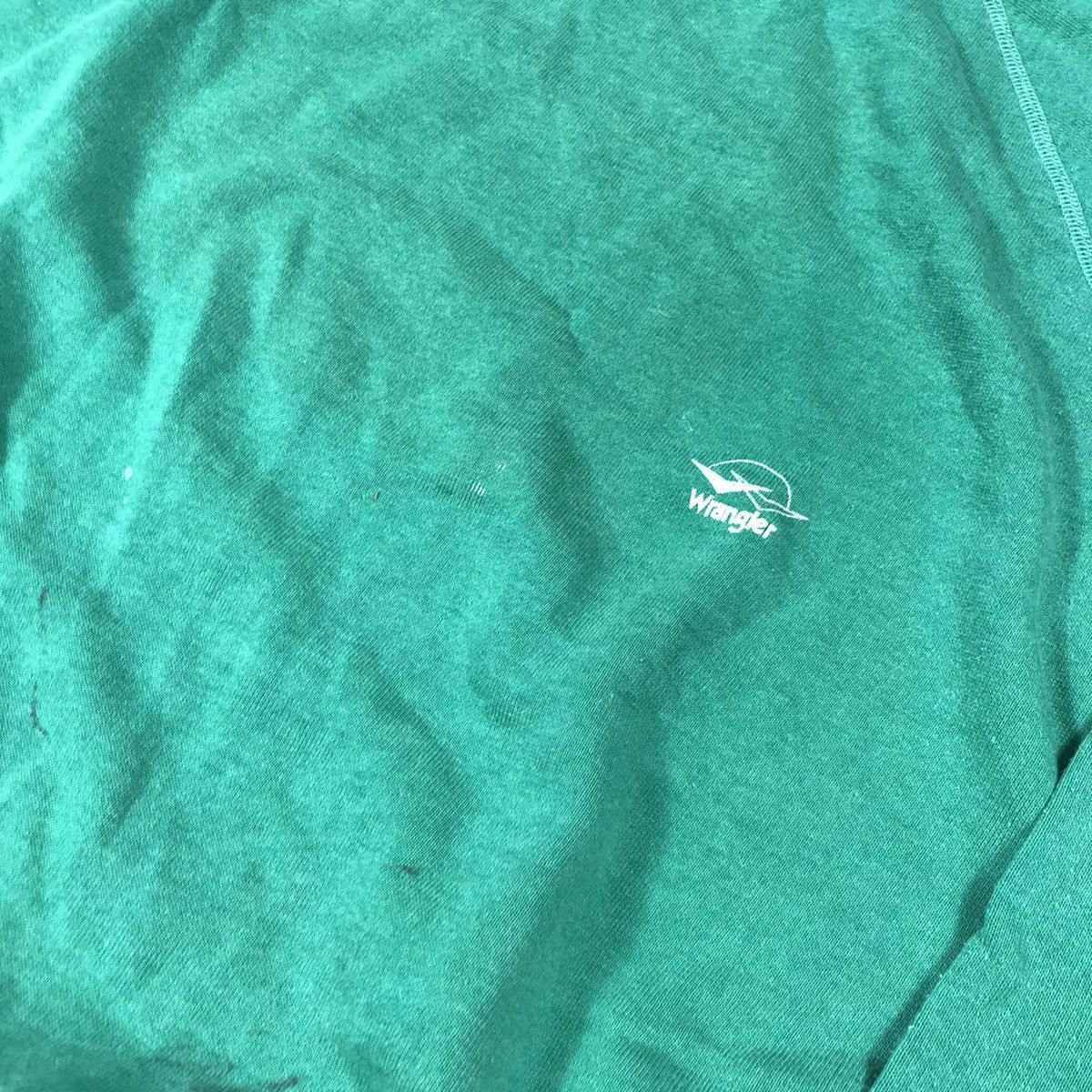 Vintage Vintage 90s Green Crewneck Sweatshirt Streetwear Thrashed M Size US M / EU 48-50 / 2 - 5 Thumbnail