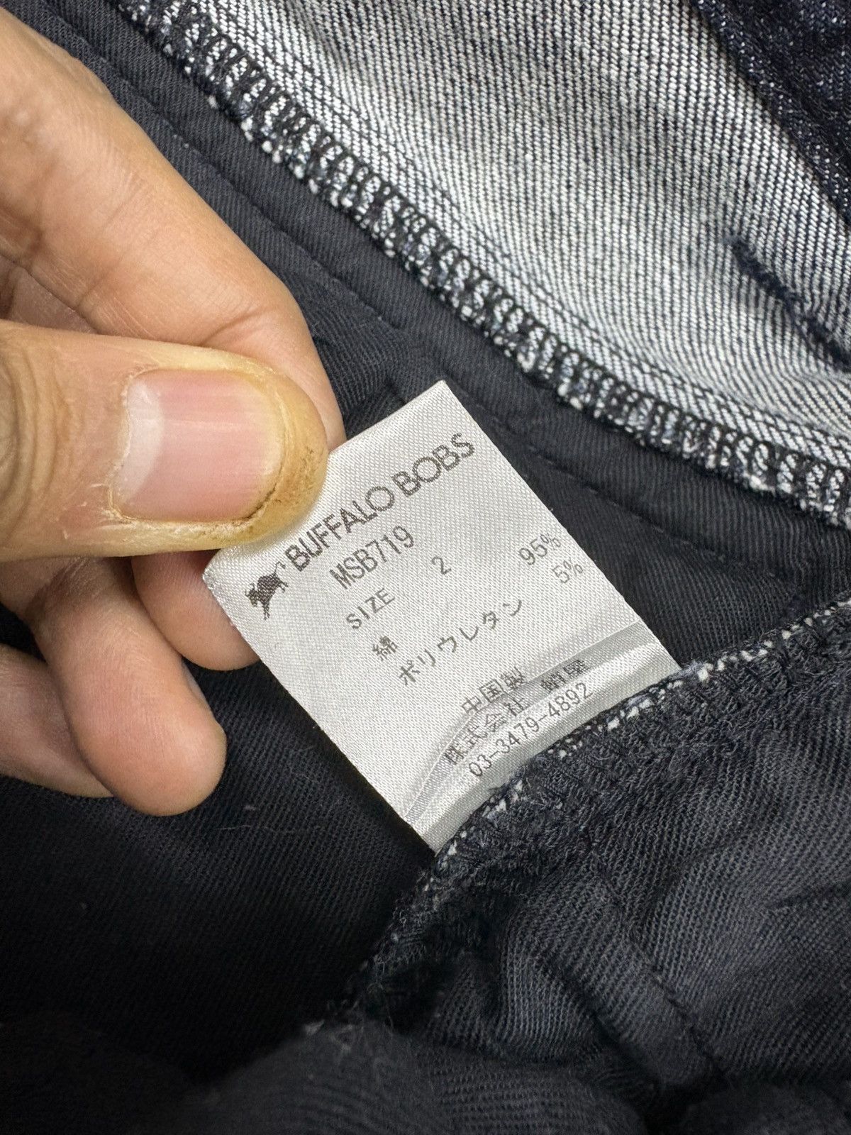 Tornado Mart Waxed Buffalo Bobs Indigo D-ring playboy holy land J Cut Size US 31 - 18 Thumbnail