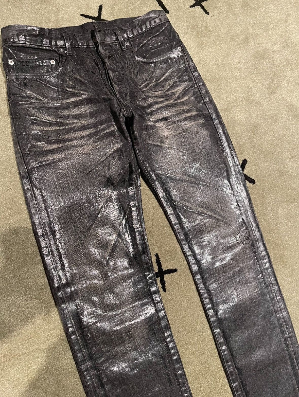 Dior Dior aw03 hedi slimane denim jeans Size US 29 - 3 Thumbnail