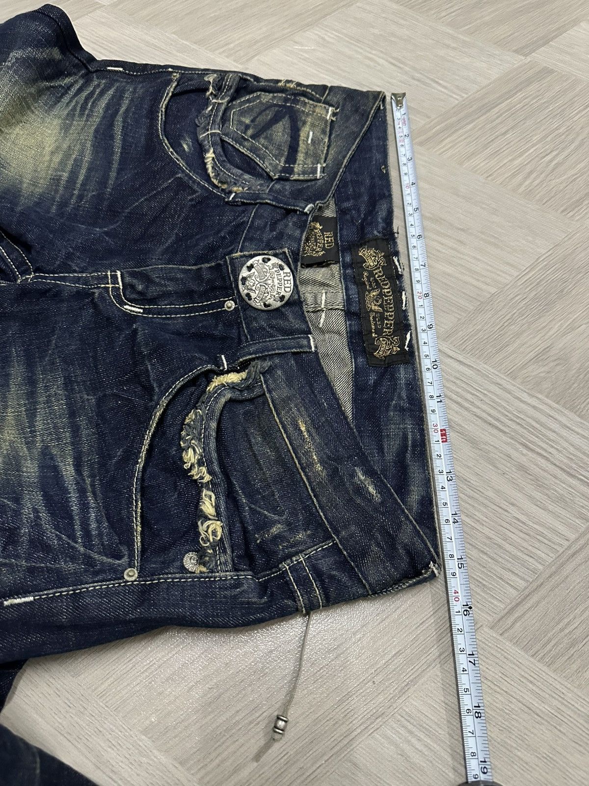 If Six Was Nine Vintage Y2K Red Pepper Denim Acid Wash Pant Size US 29 - 23 Thumbnail