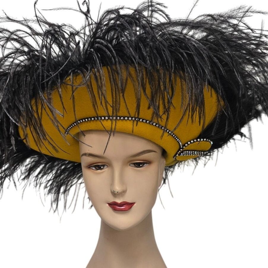 Other Bellini Originals Hat, Mustard Yellow & Black, Size 22 inch Size ONE SIZE - 1 Thumbnail