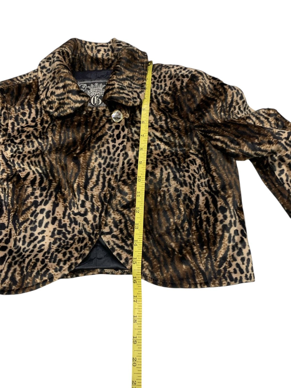 Guess Rare Guess Leopard Design Crop Top Jacket Size S / US 4 / IT 40 - 9 Thumbnail