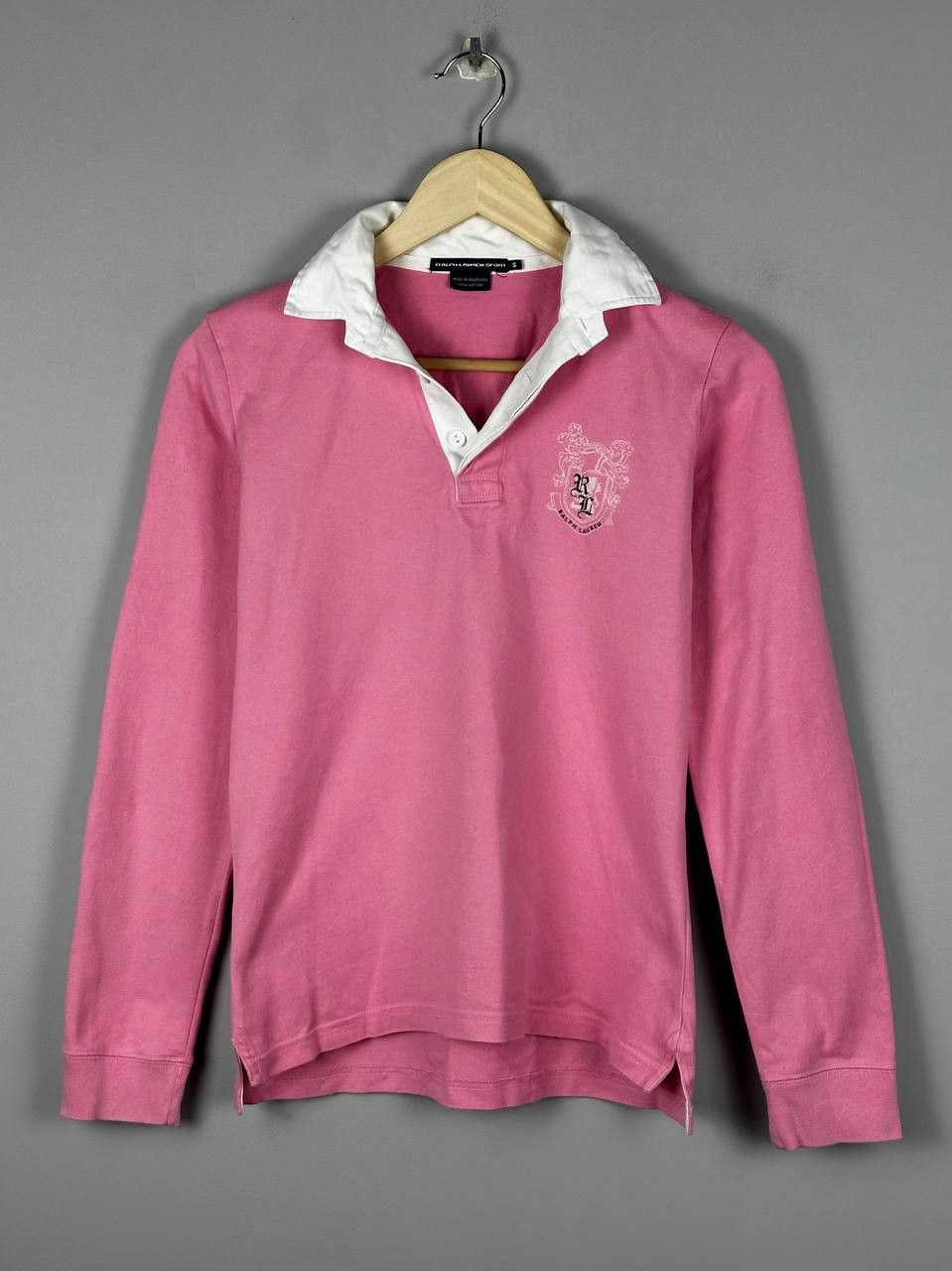 Polo Ralph Lauren Vintage Y2K Polo Ralph Lauren Rugby Shirt Long Sleeve Size S / US 4 / IT 40 - 1 Thumbnail