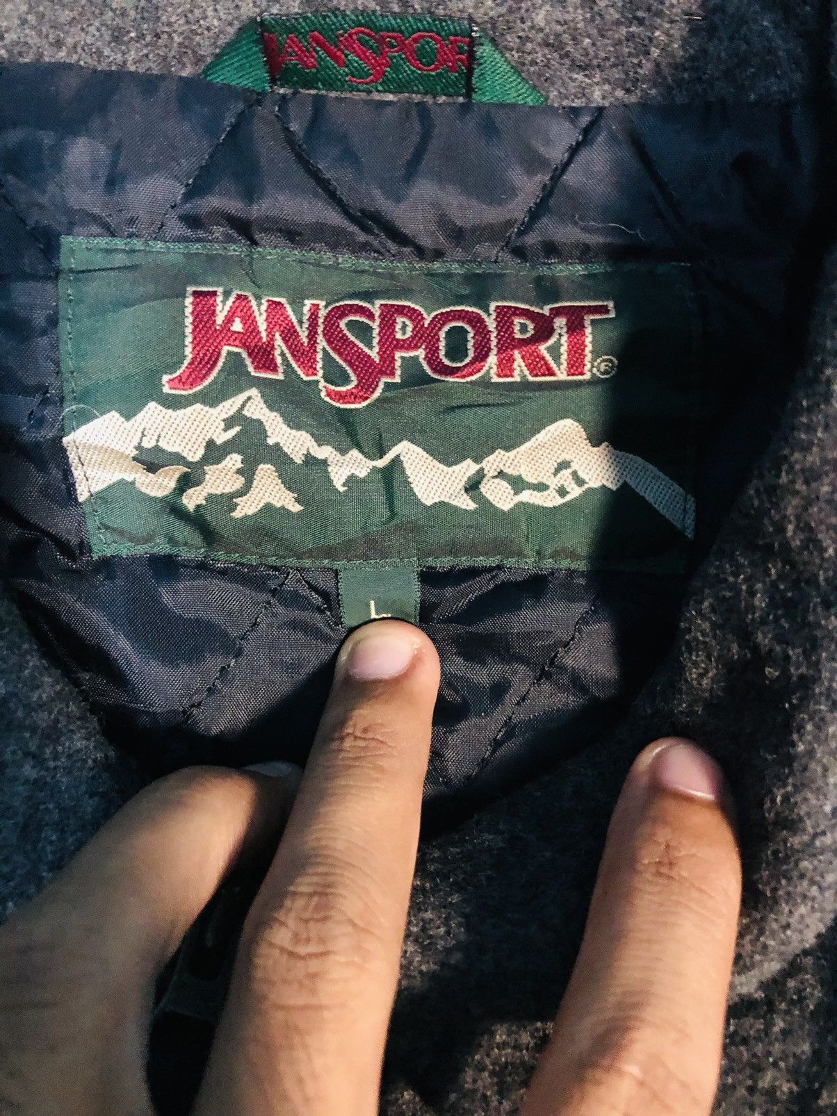 Jansport Jansport Wool Jacket (15) Size US L / EU 52-54 / 3 - 5 Thumbnail