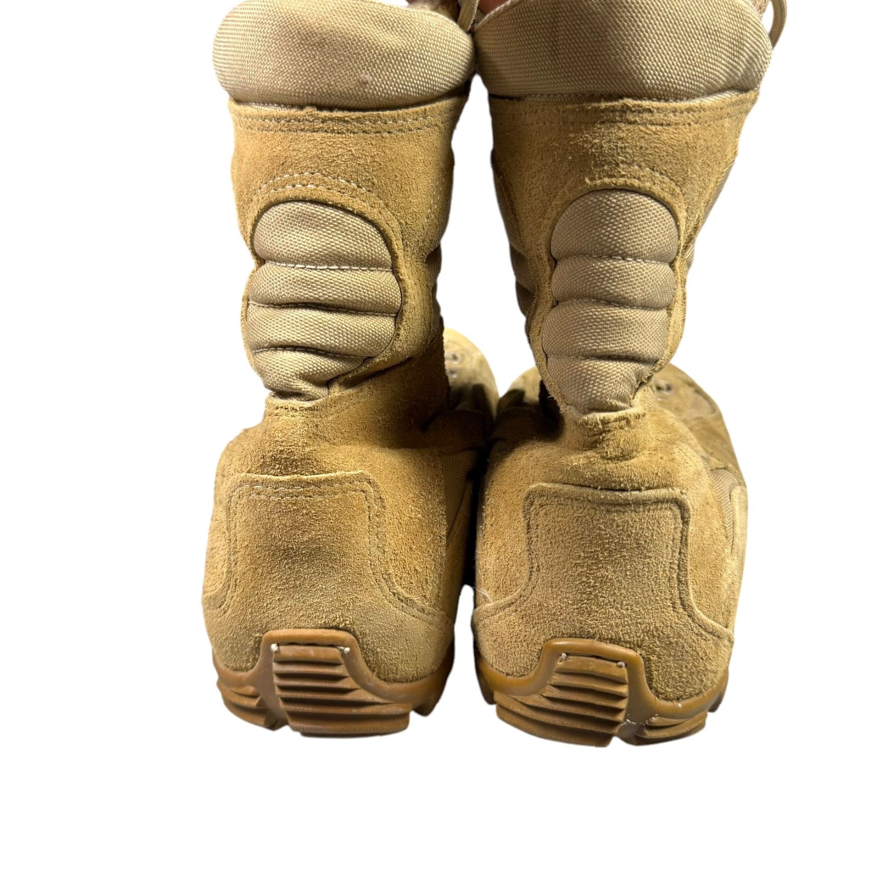 Vibram Belleville Sabre Combat Boots Mens 6W Brown Leather Mid-Calf Steel Toe Vibram 6W USA Combat Boots Mens Boots Size US 6 / EU 39 - 7 Thumbnail