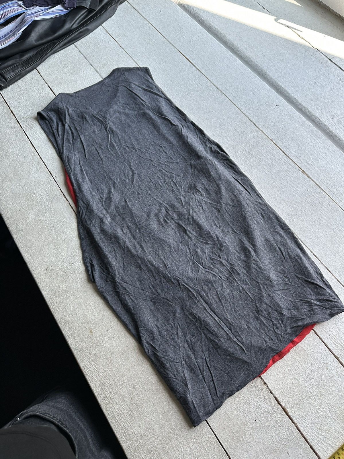 Allsaints 🚨ALLSAINTS GRAY RED TANK TOP LUXURY OPIUM Size US M / EU 48-50 / 2 - 7 Thumbnail