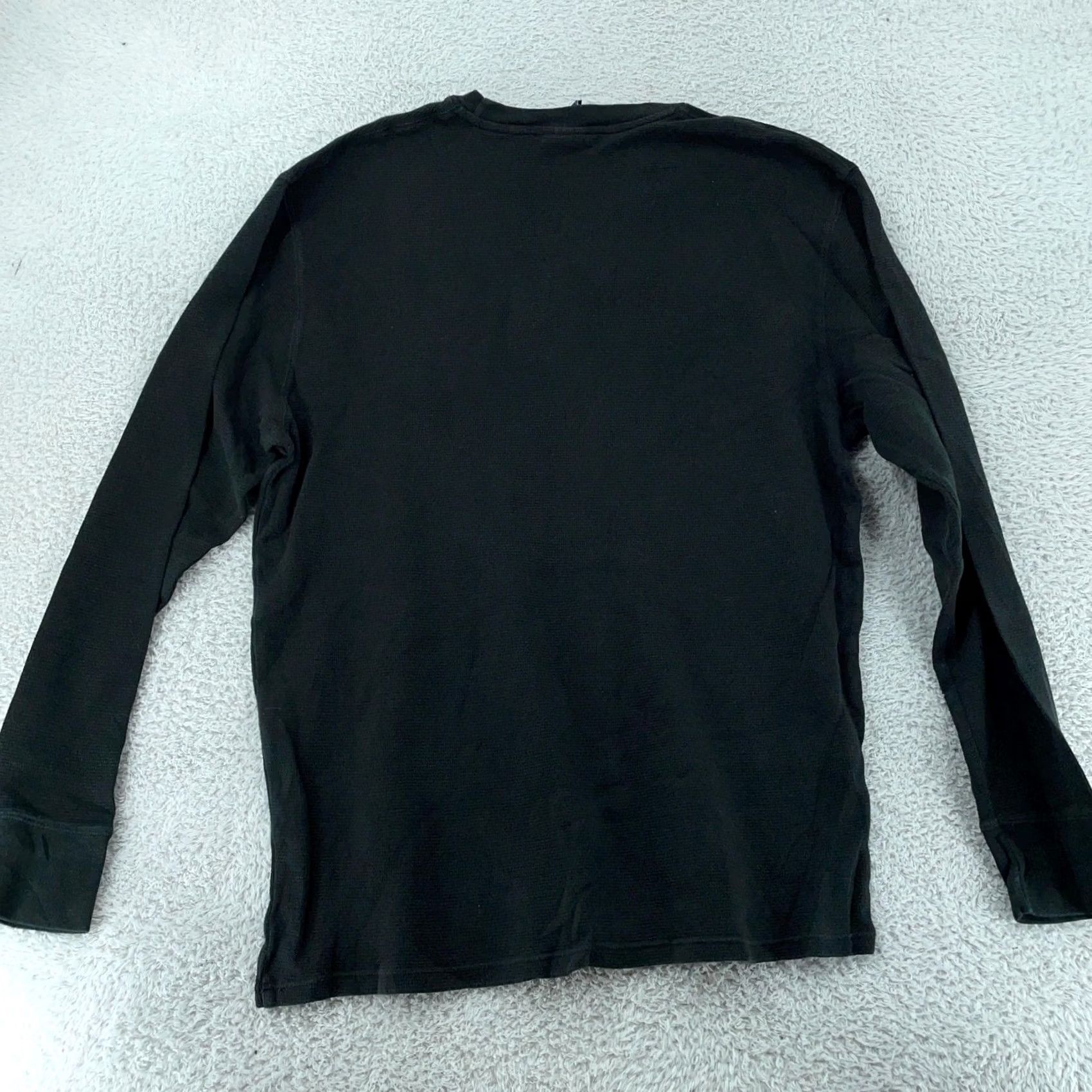 Polo Ralph Lauren Polo Ralph Lauren Sleepwear Thermal Shirt L/XL Red Pony Knit Long Sleeve Black 100% Cotton Shirt Mens Fall Winter Polo Ralph Lauren Size US L / EU 52-54 / 3 - 3 Thumbnail