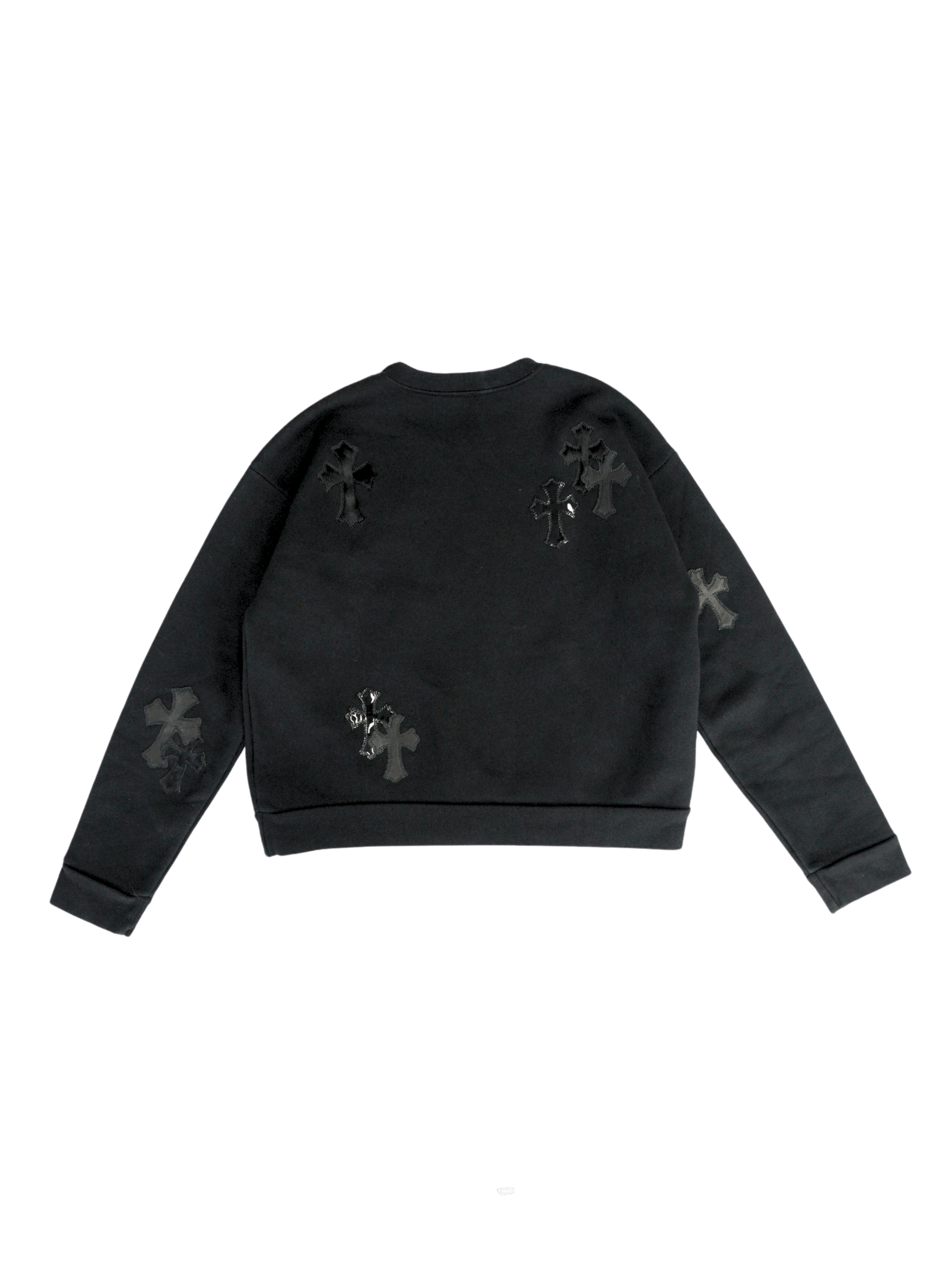 Chrome Hearts Chrome Hearts Ponyhair Multicross Patch Crewneck Sweater Size US XS / EU 42 / 0 - 2 Thumbnail