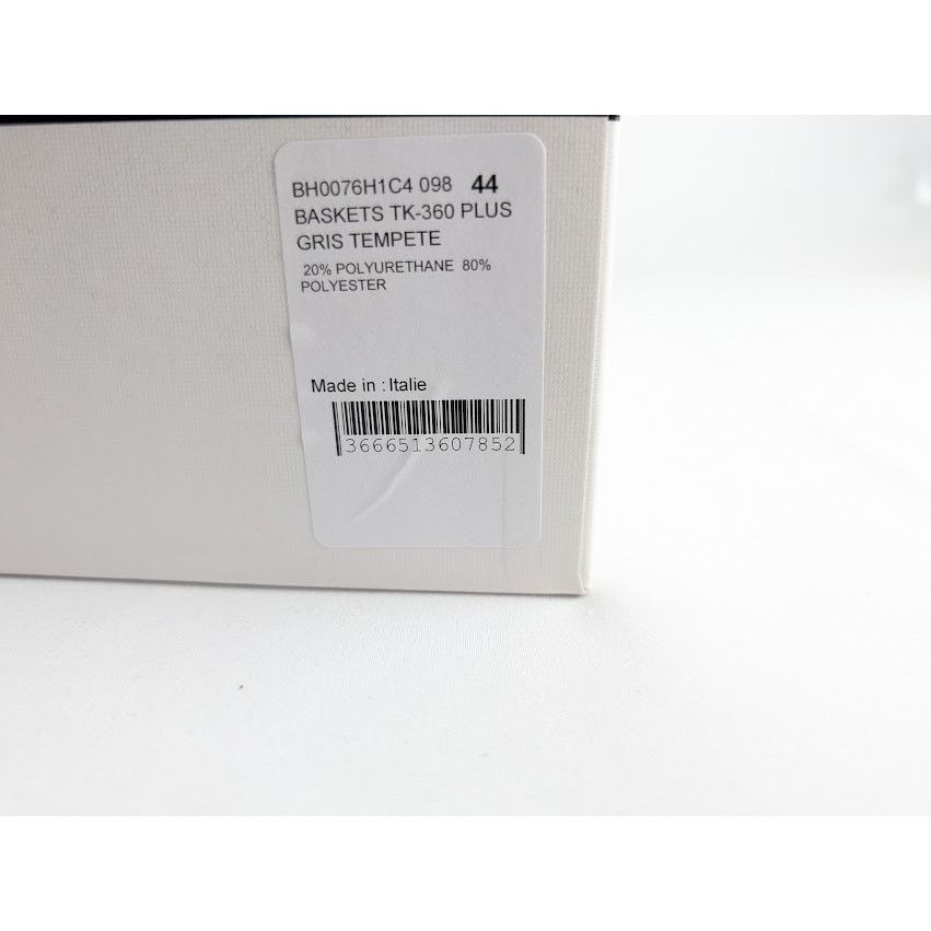 Givenchy o1rshd1 Basket TK-360 Plus Sneakers in Gris Tempete Size US 11 / EU 44 - 11 Thumbnail