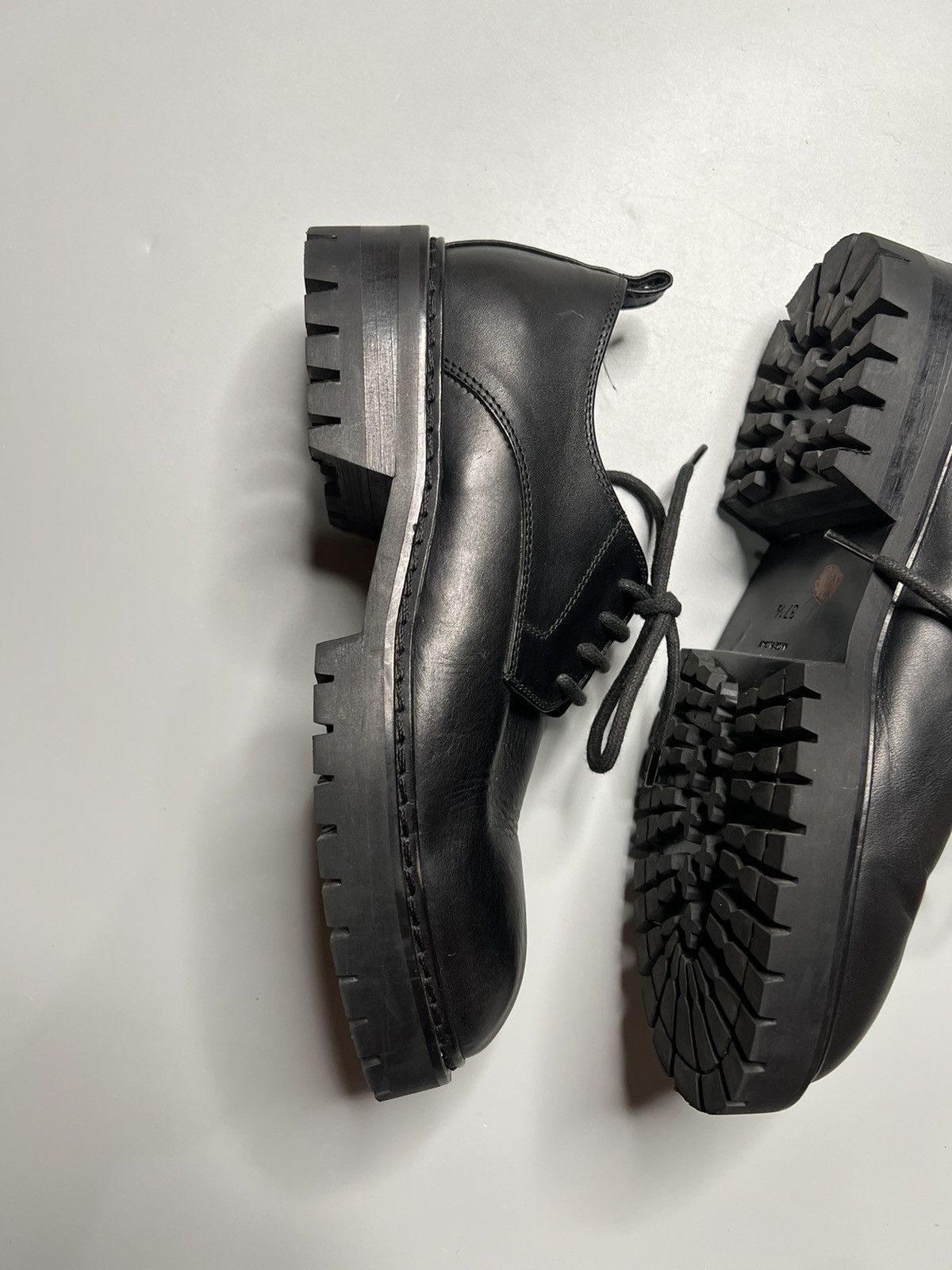 Ann Demeulemeester Ann Demeulemeester Commando Sole Derbies Size US 7.5 / IT 37.5 - 5 Thumbnail