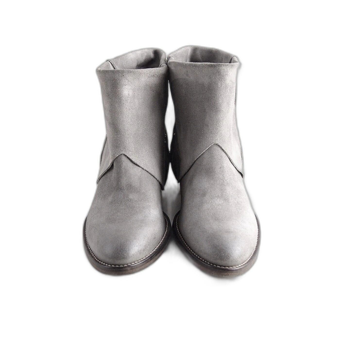 Other Elena Iachi Western Boots Gray Suede US 39 EU 9 $520 Size US 9 / IT 39 - 3 Thumbnail