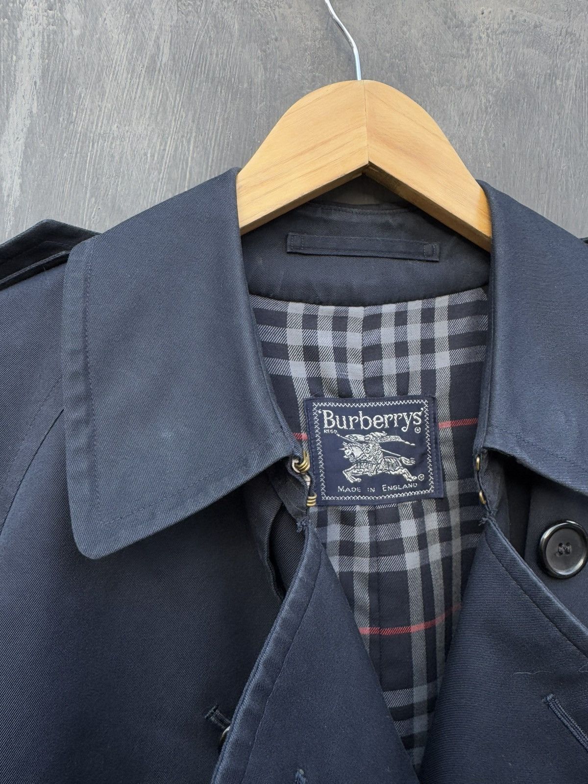 Burberry Burberrys Vintage Double Breasted Cotton Trench Jacket 46 Size L / US 10 / IT 46 - 5 Thumbnail