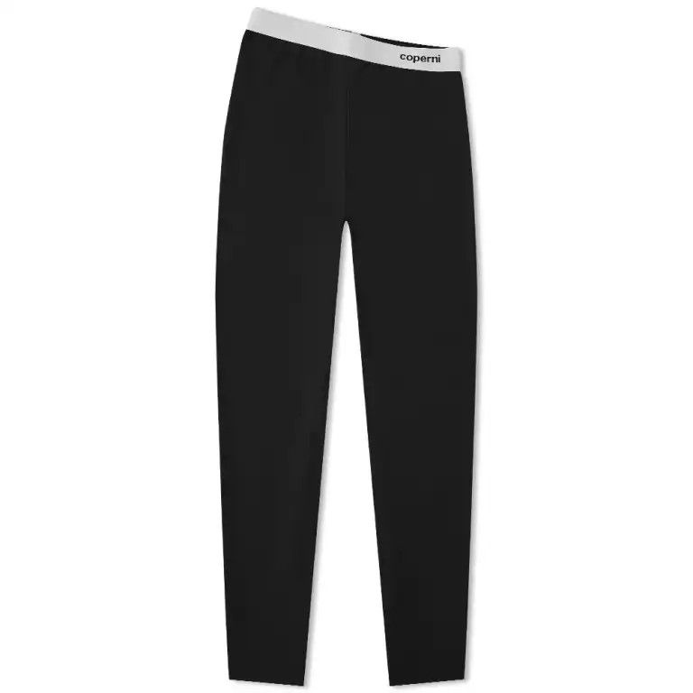 Coperni o1mle0524 Branded Leggings in Black Size 30" / US 8 / IT 44 - 1 Thumbnail