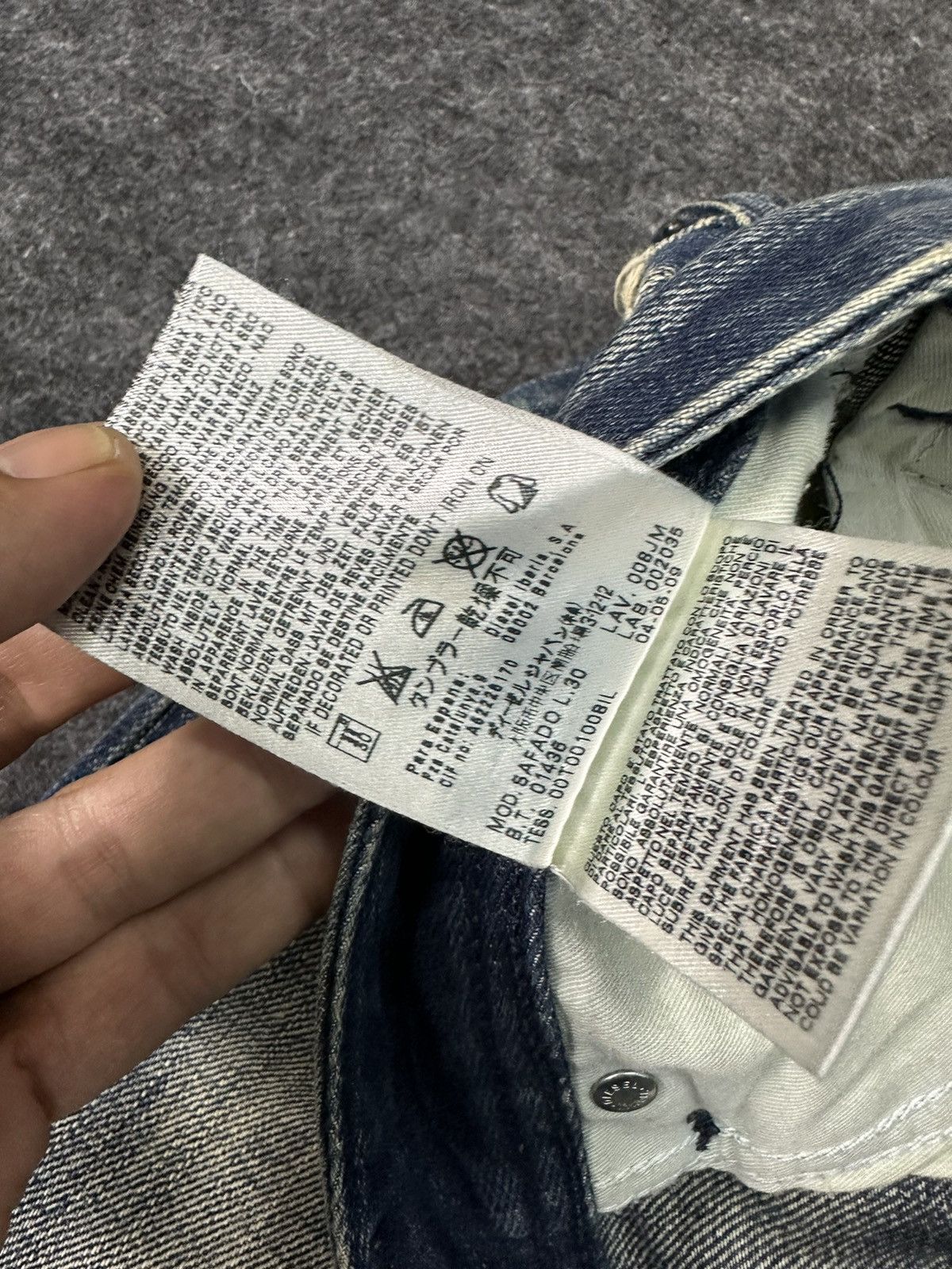 Diesel Diesel Industry Safado Rust Washed Denim 32x32 D729 Size US 32 / EU 48 - 20 Thumbnail