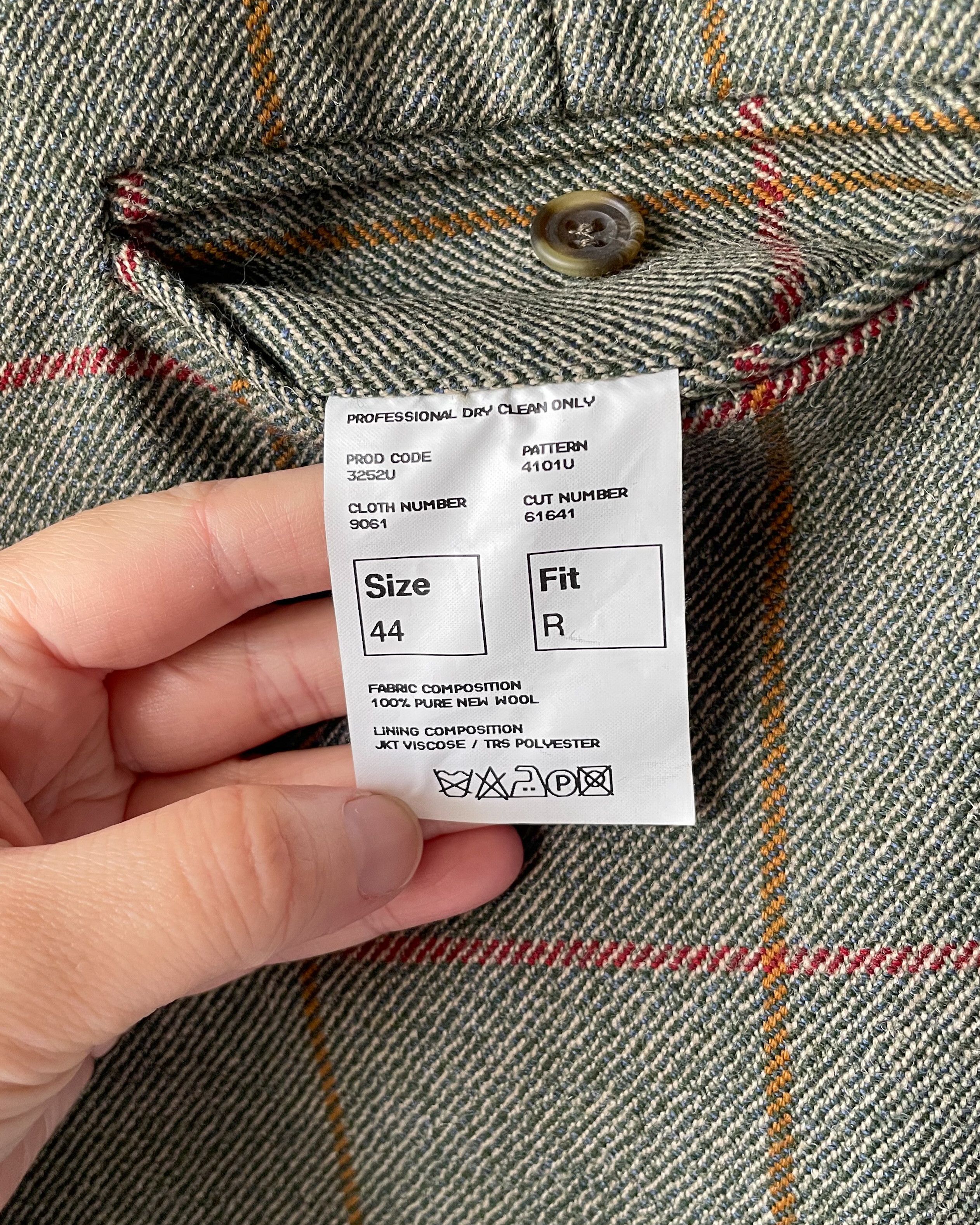 Crombie Vintage Crombie Wool Double Breasted Suit Size 42R - 17 Thumbnail