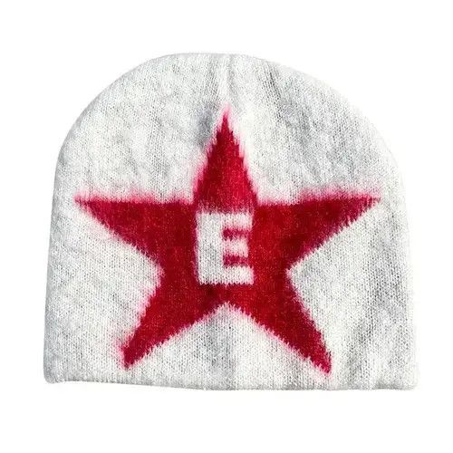 Other Y2K Hat Star Jacquard Knitted Hat Size ONE SIZE - 4 Thumbnail