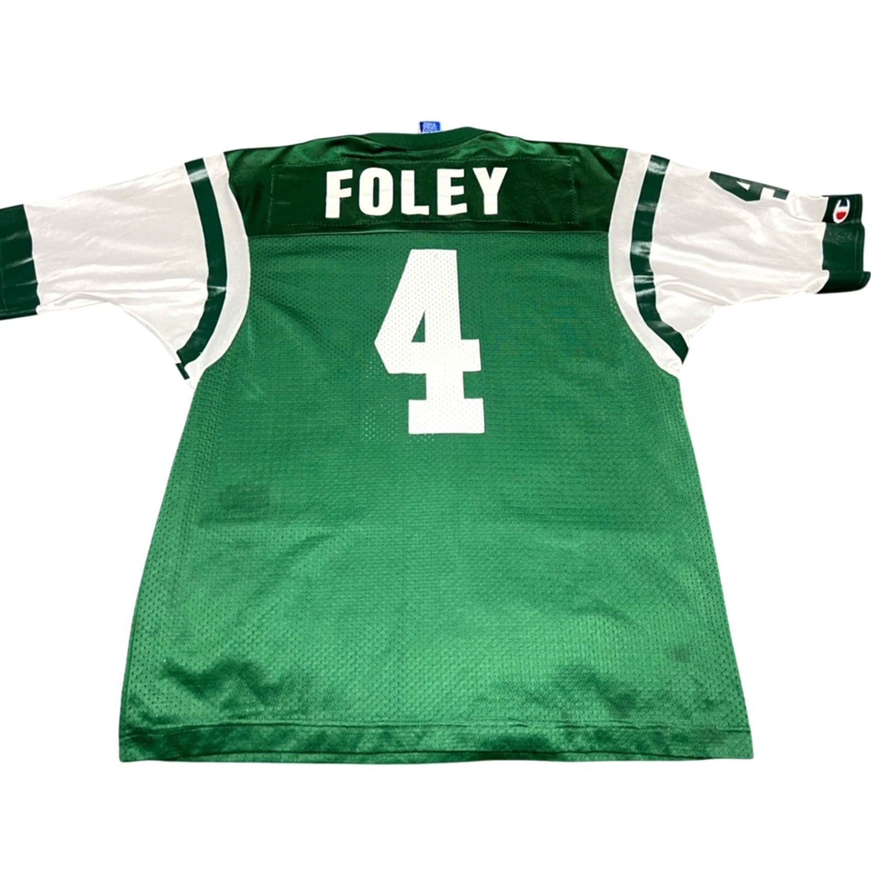 Champion CHAMPION New York Jets Glenn Foley #4 NFL Jersey Size 44 LARGE Vintage 90s EUC T-Shirt Men Green L Size US L / EU 52-54 / 3 - 2 Thumbnail