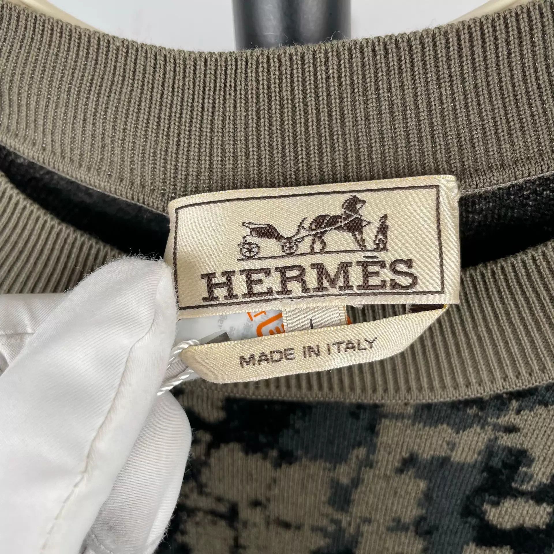 Hermes Hermès Cashmere Sweatshirt 260506VRS2Z19 Size US L / EU 52-54 / 3 - 3 Thumbnail