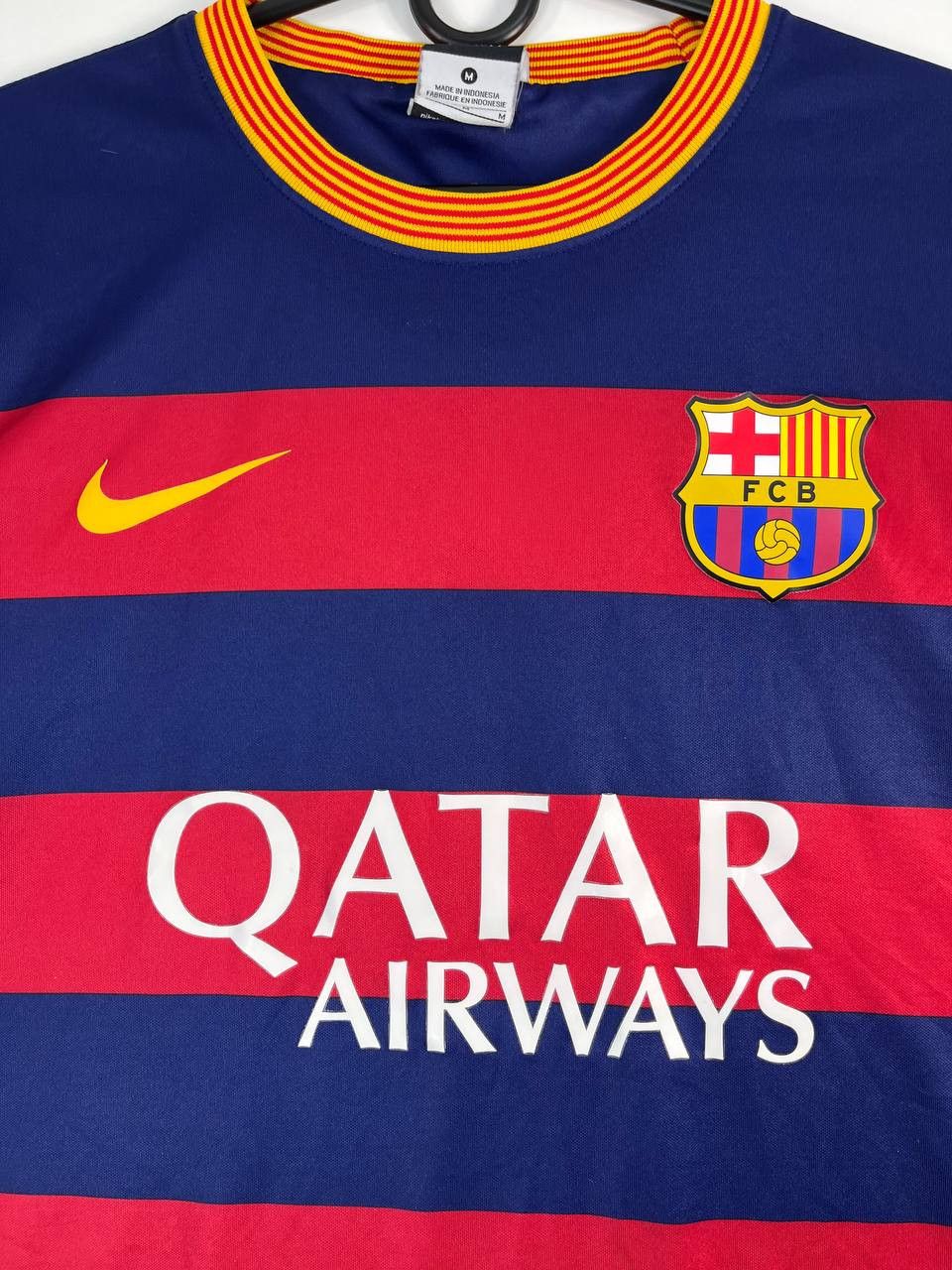 Nike BARCELONA 2015 2016 HOME SHIRT FOOTBALL JERSEY NIKE SIZE M Size US M / EU 48-50 / 2 - 2 Thumbnail