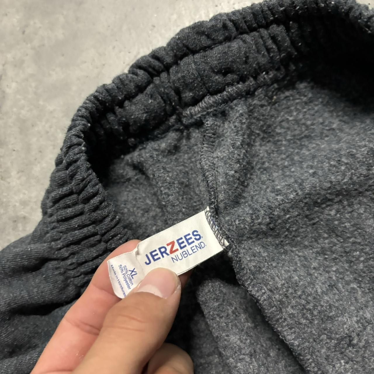 Japanese Brand × Vintage Crazy Vintage Y2K/2000s Baggy Dark Grey Skater Essential Sweatpants! Size US 36 / EU 52 - 7 Thumbnail