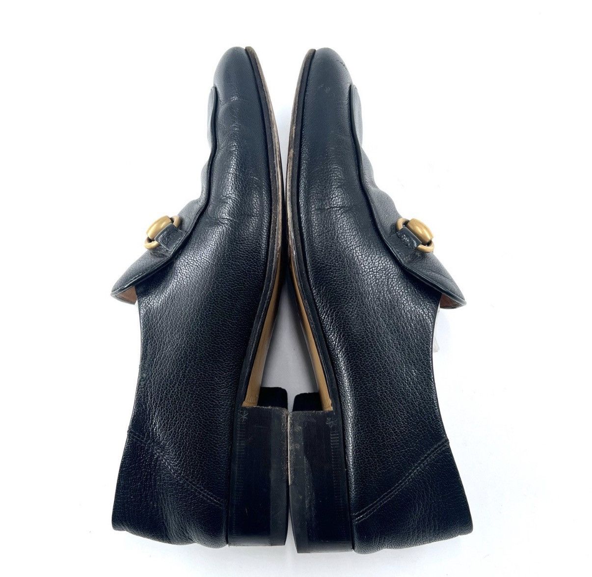Gucci Gucci Women's Black Horsebit Convertible Heel Loafers K12 Size US 5 / IT 35 - 7 Thumbnail