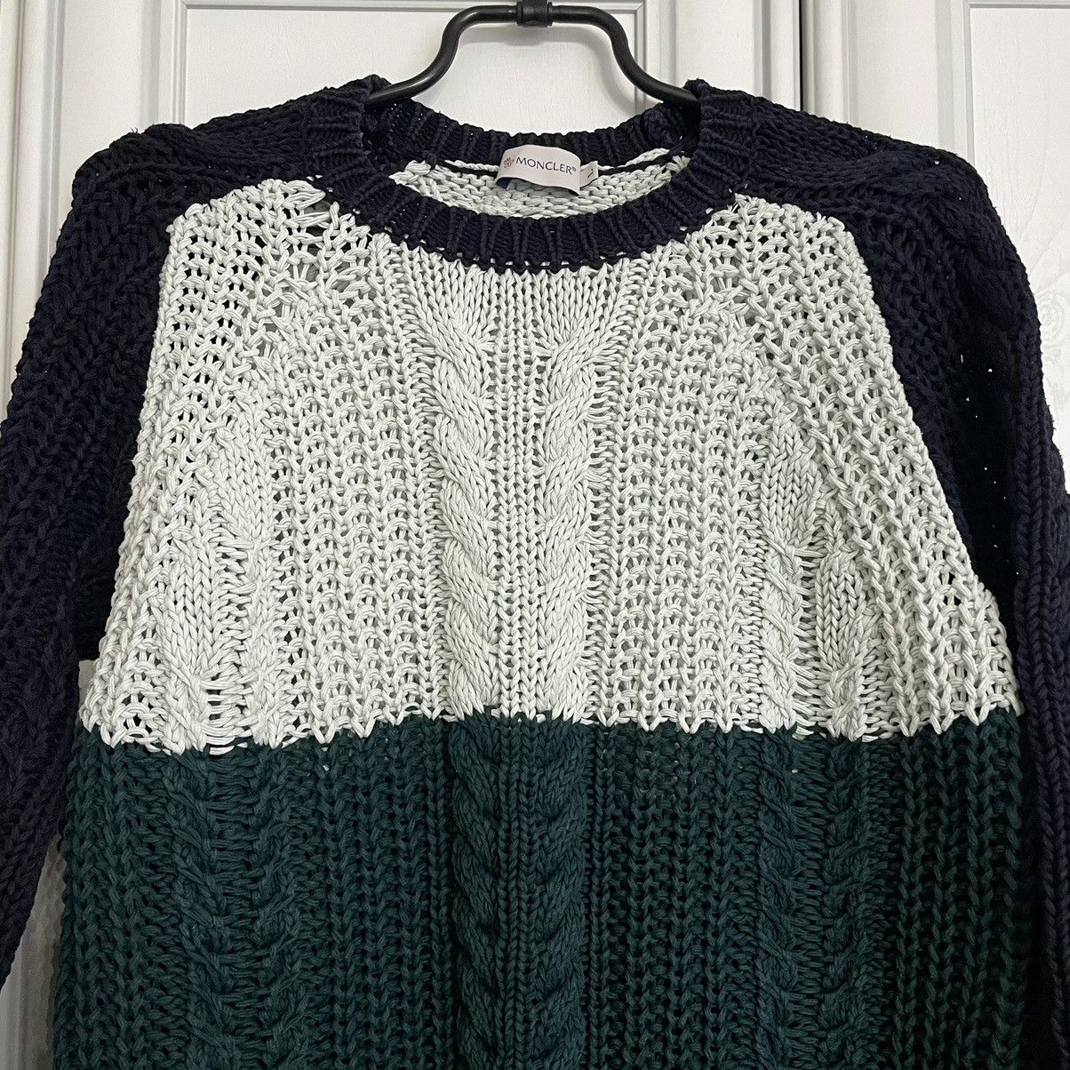 Moncler Moncler Maglia Tricot Girocollo Knitted Sweater Size L / US 10 / IT 46 - 4 Thumbnail